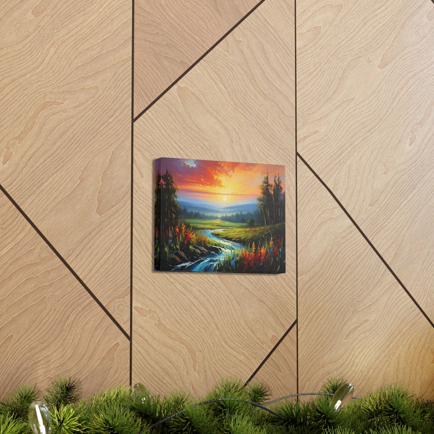 Radiant View: Classic Oil Painting Wall Décor