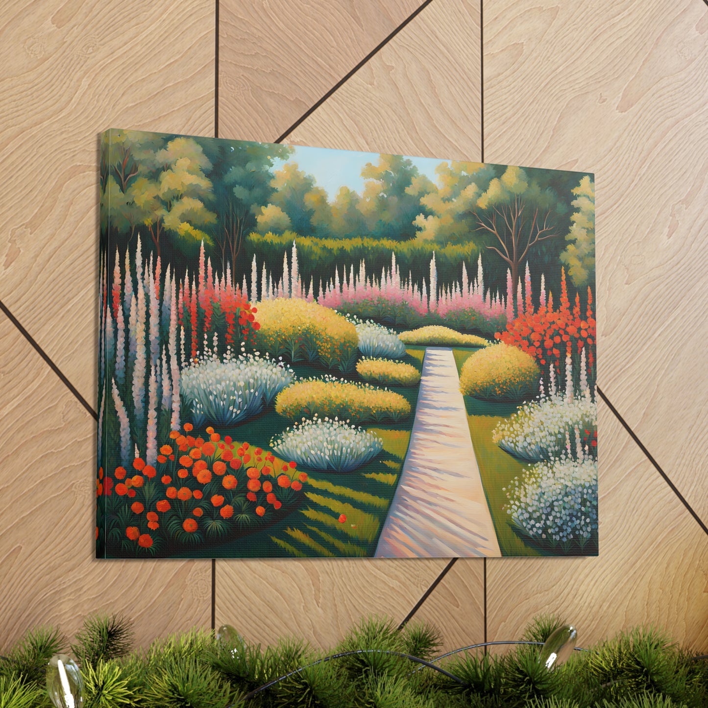 Forest Pathway: Classic Oil Painting Wall Décor