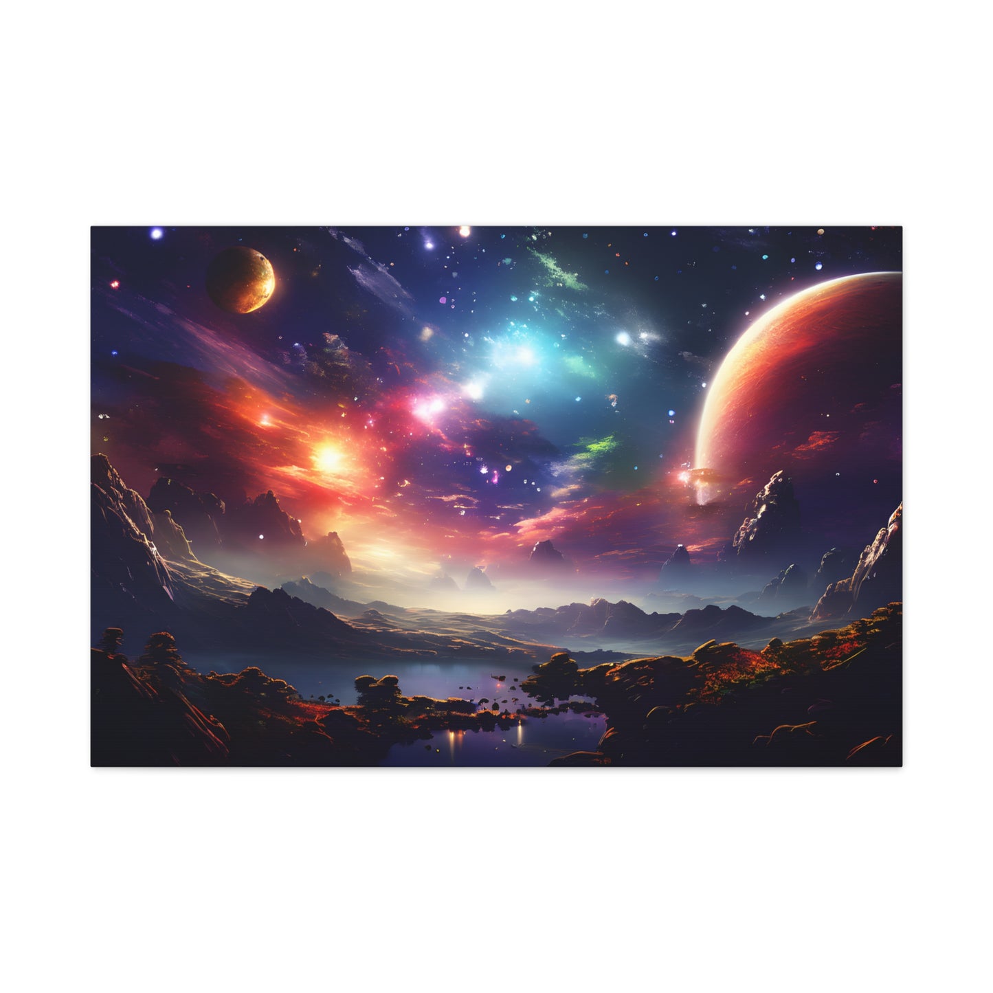 Galactic Gateway: Space Wall Décor