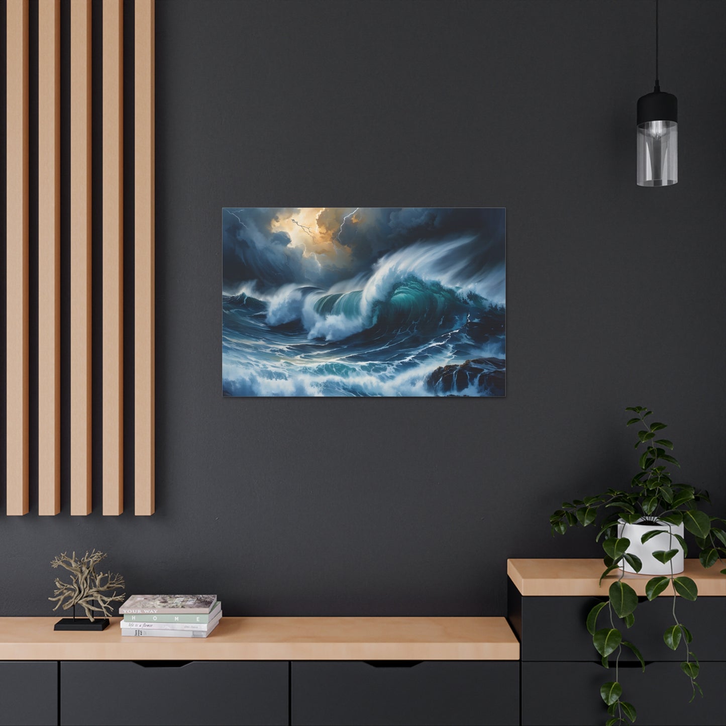 Stormy Silence: Nautical Wall Décor