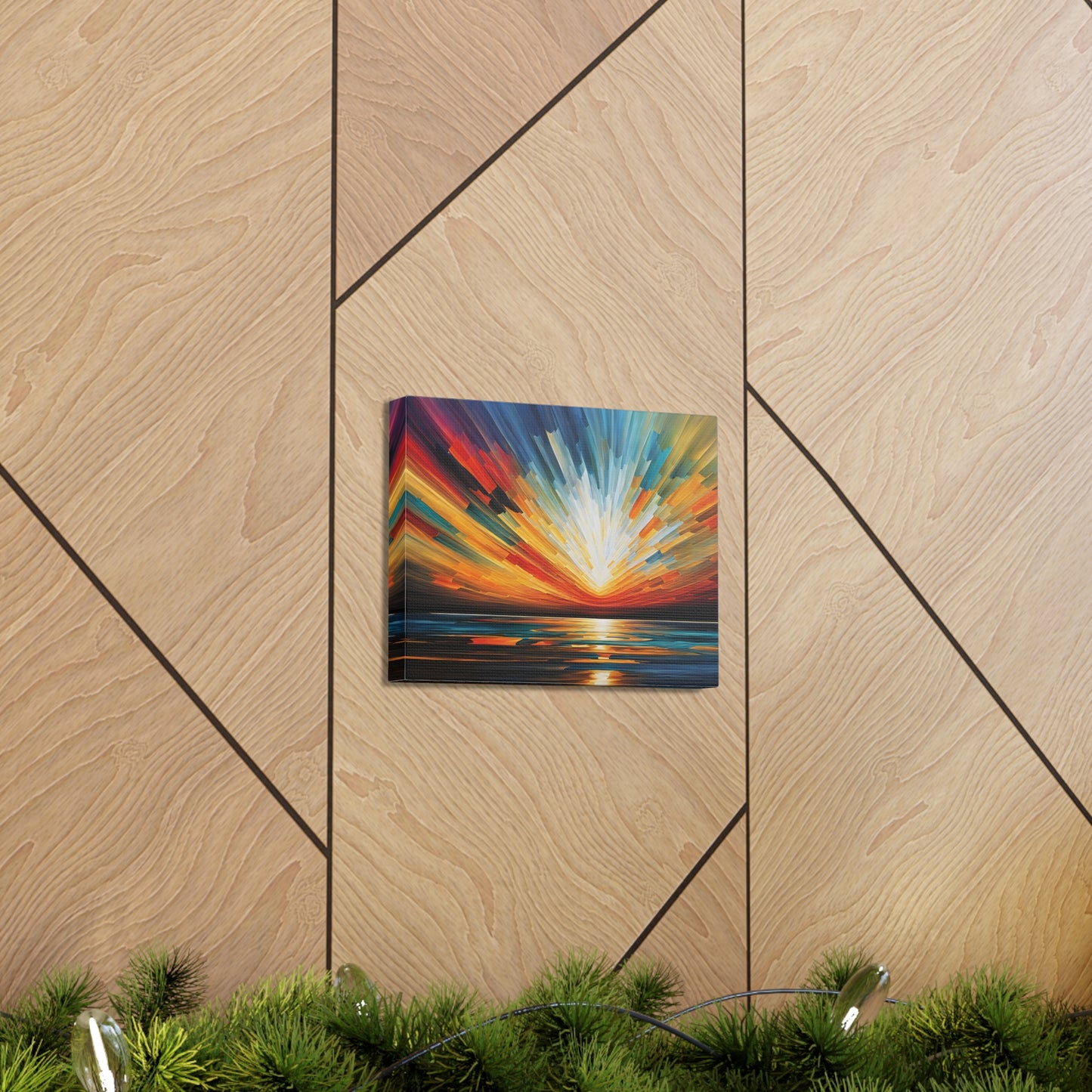 Solar Stream: Abstract Wall Décor