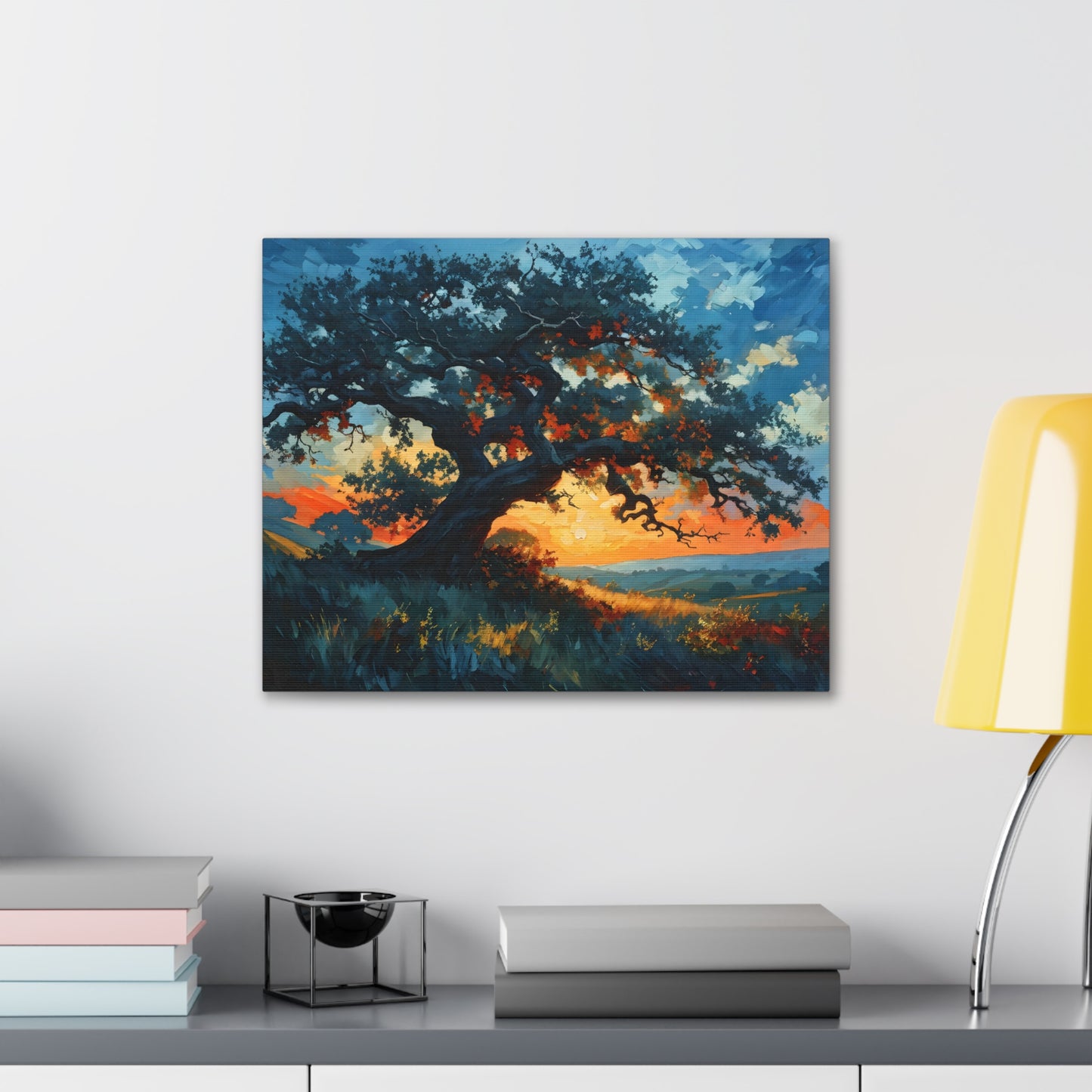 Enchanted Horizon: Classic Oil Painting Wall Décor