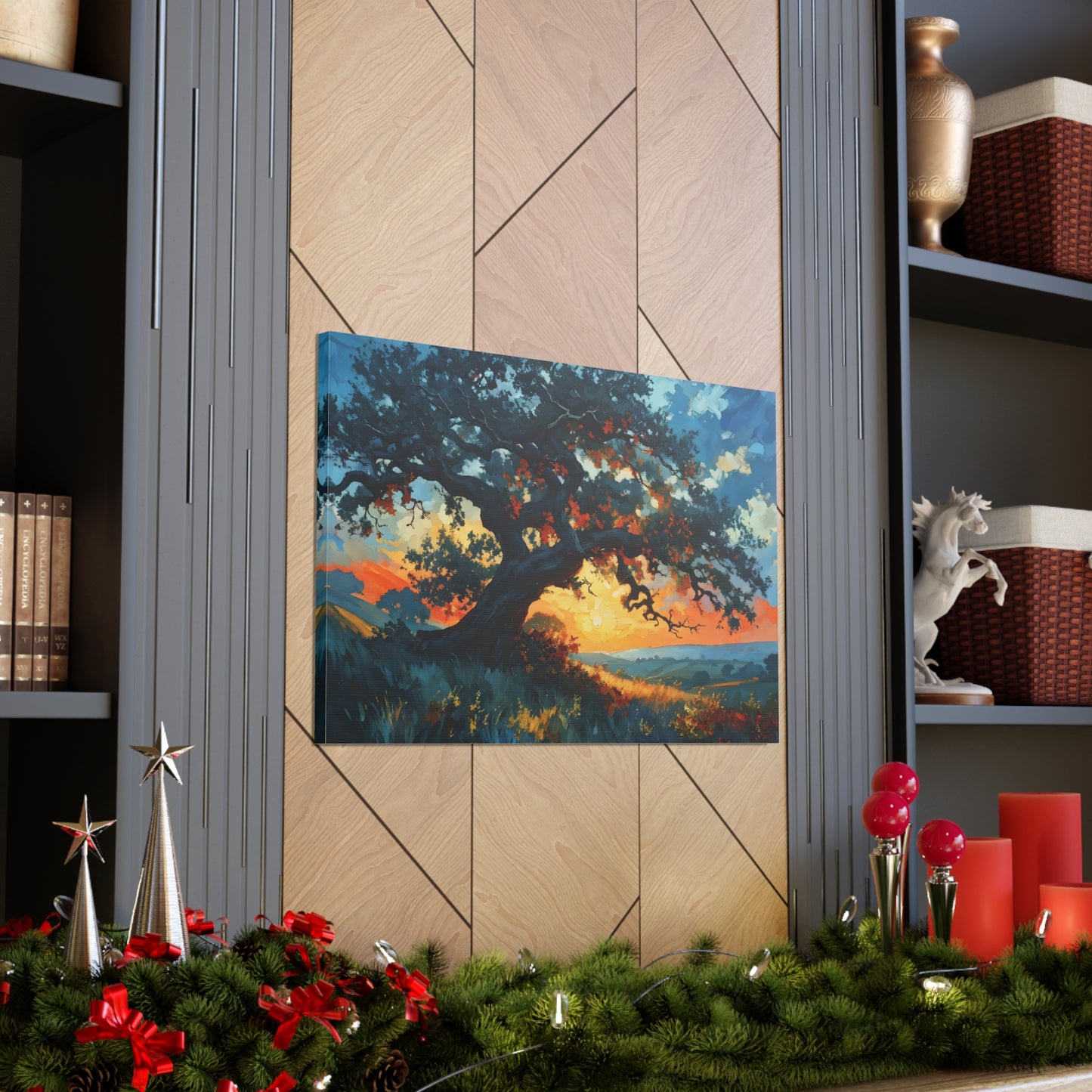 Enchanted Horizon: Classic Oil Painting Wall Décor