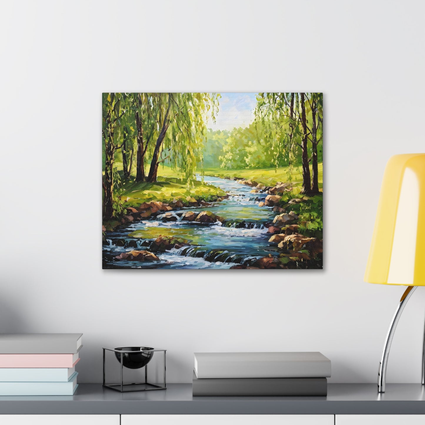 Whispering Glade: Classic Oil Painting Wall Décor