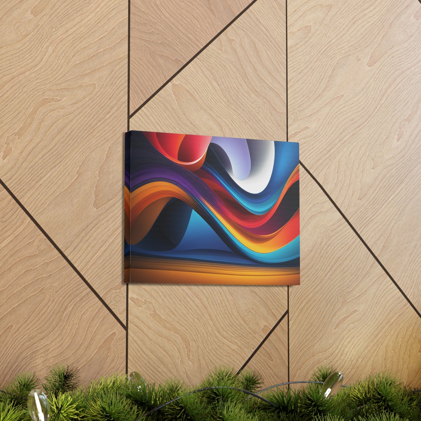 Enchanted Waves: Abstract Wall Décor