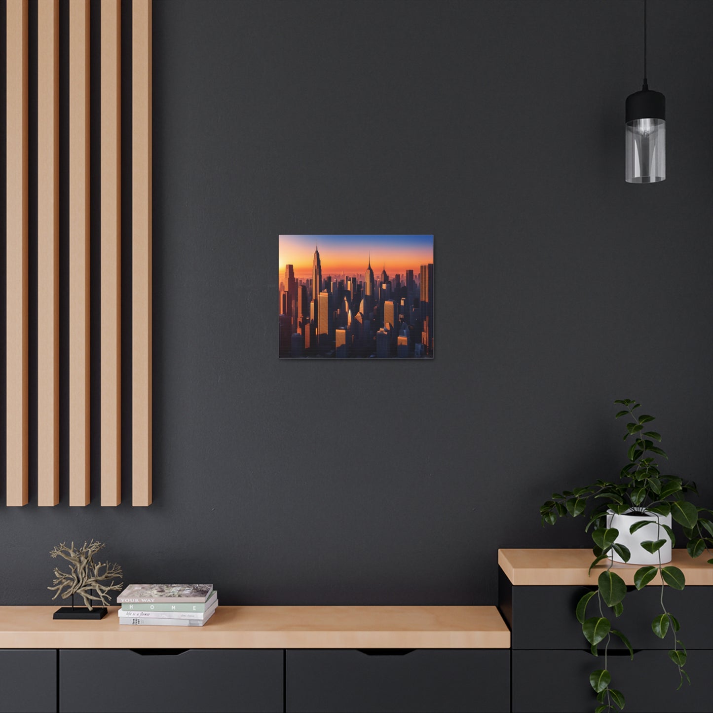 Urban Dawn: Cityscape Wall Décor