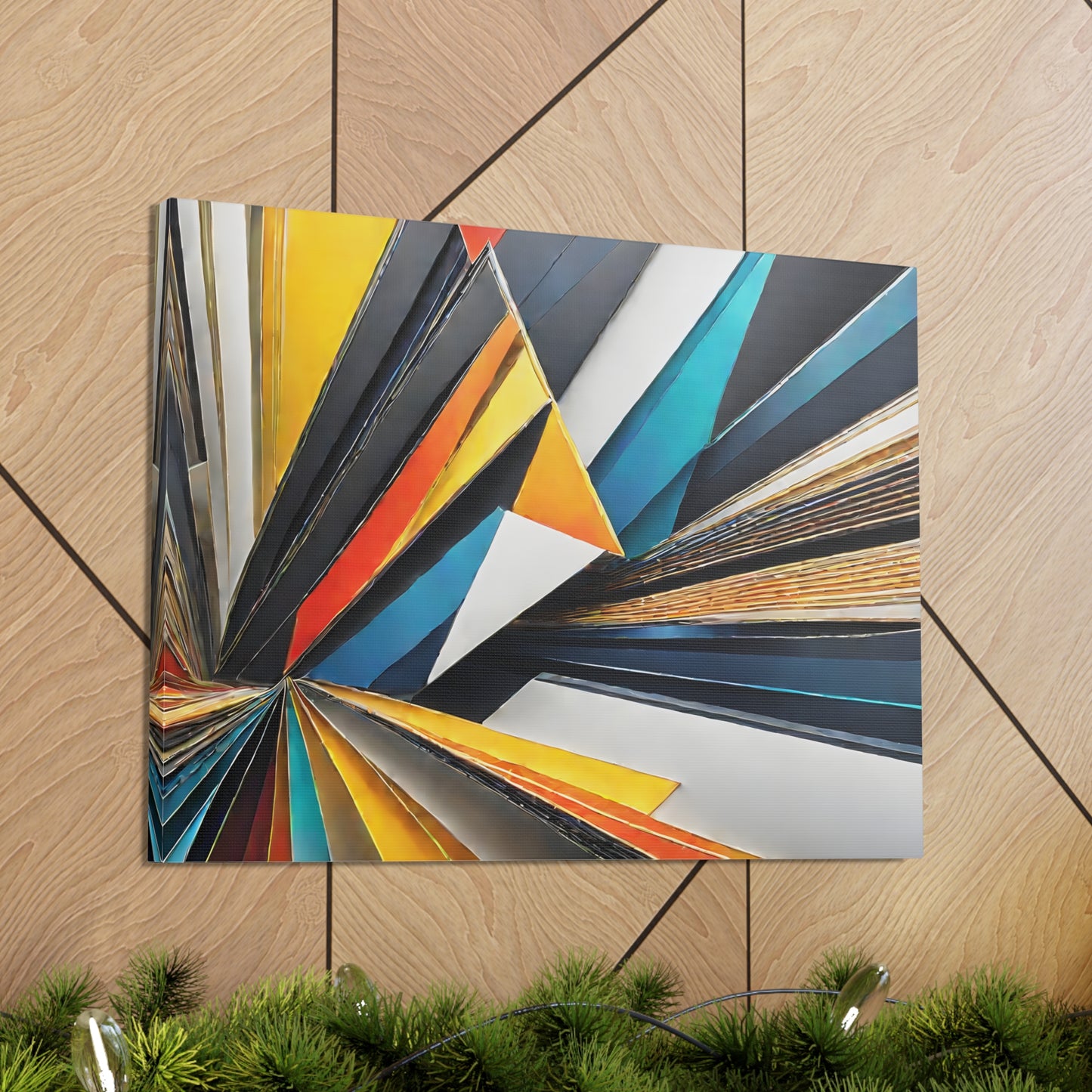 Spectrum Bloom: Abstract Wall Décor