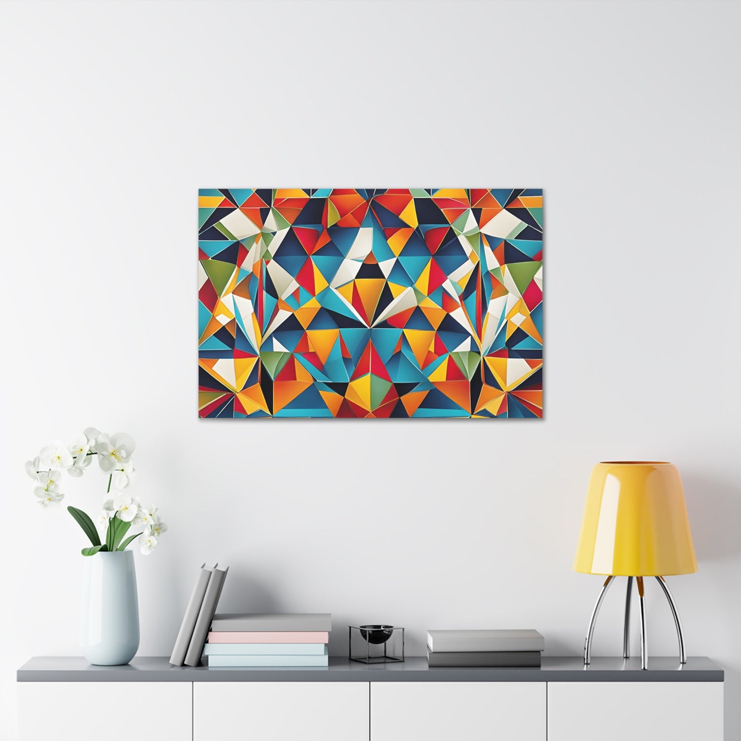 Kaleidoscope Veil: Abstract Wall Décor