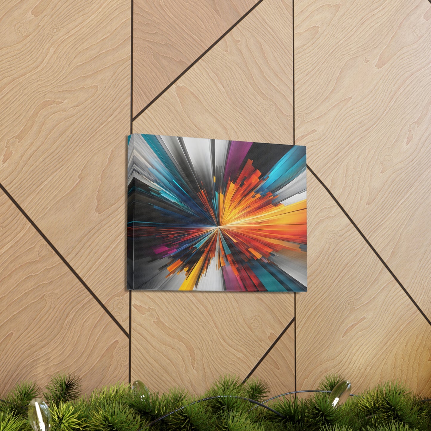 Aurora Symphony: Abstract Wall Décor