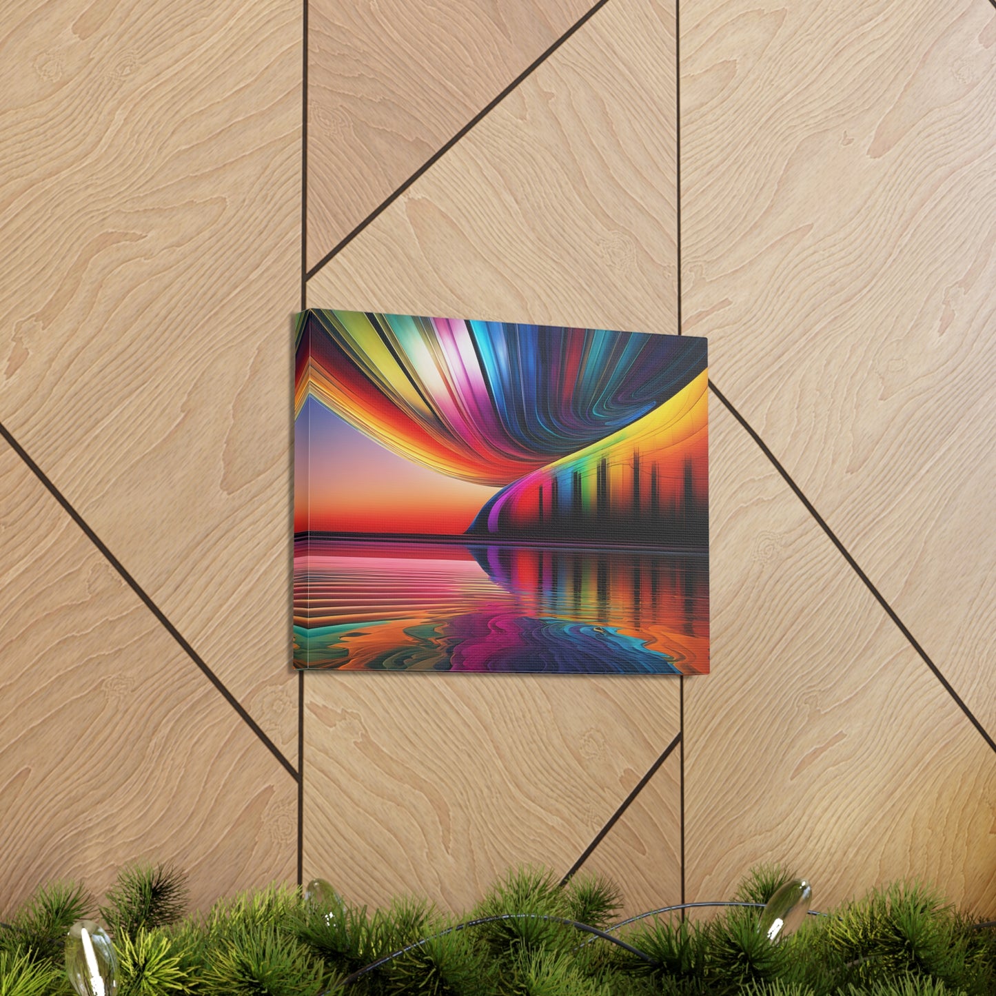 Rippled Silence: Abstract Wall Décor