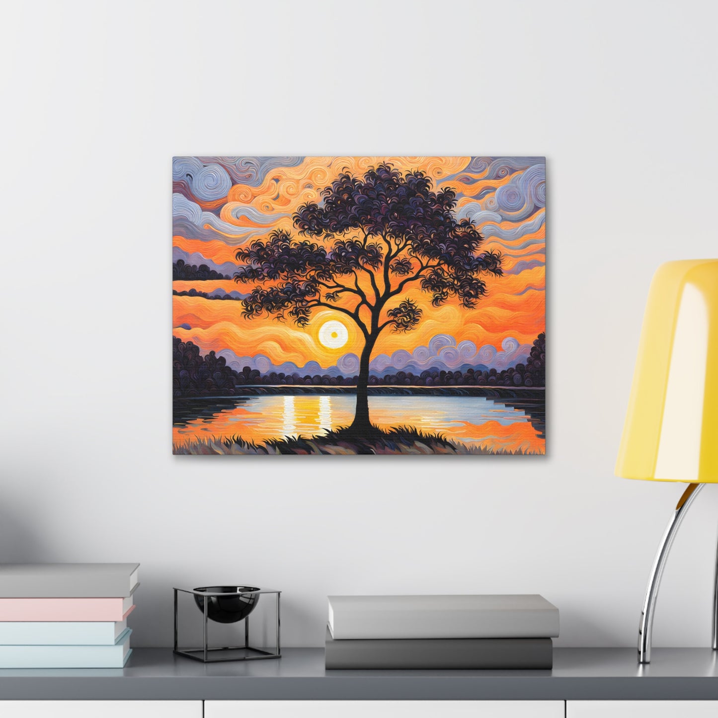 Soft Sky: Classic Oil Painting Wall Décor