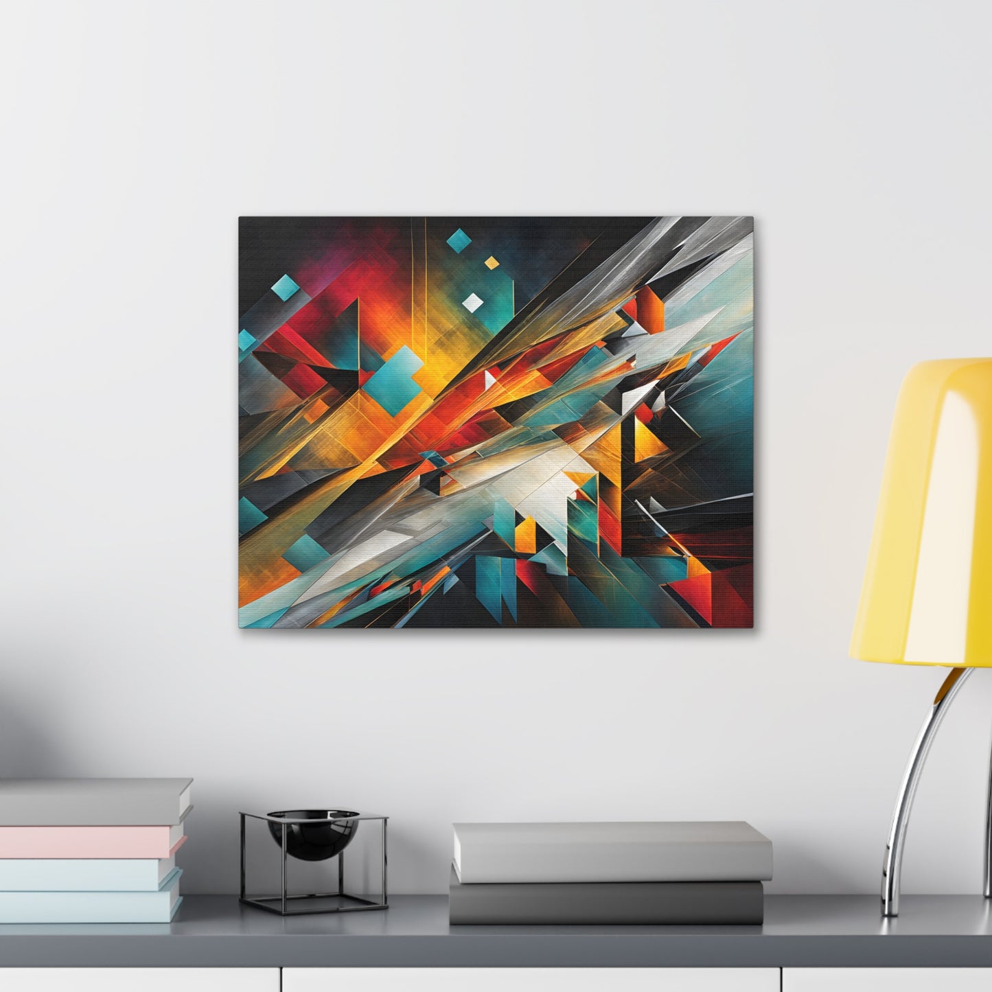 Starlit Pathways: Abstract Wall Décor