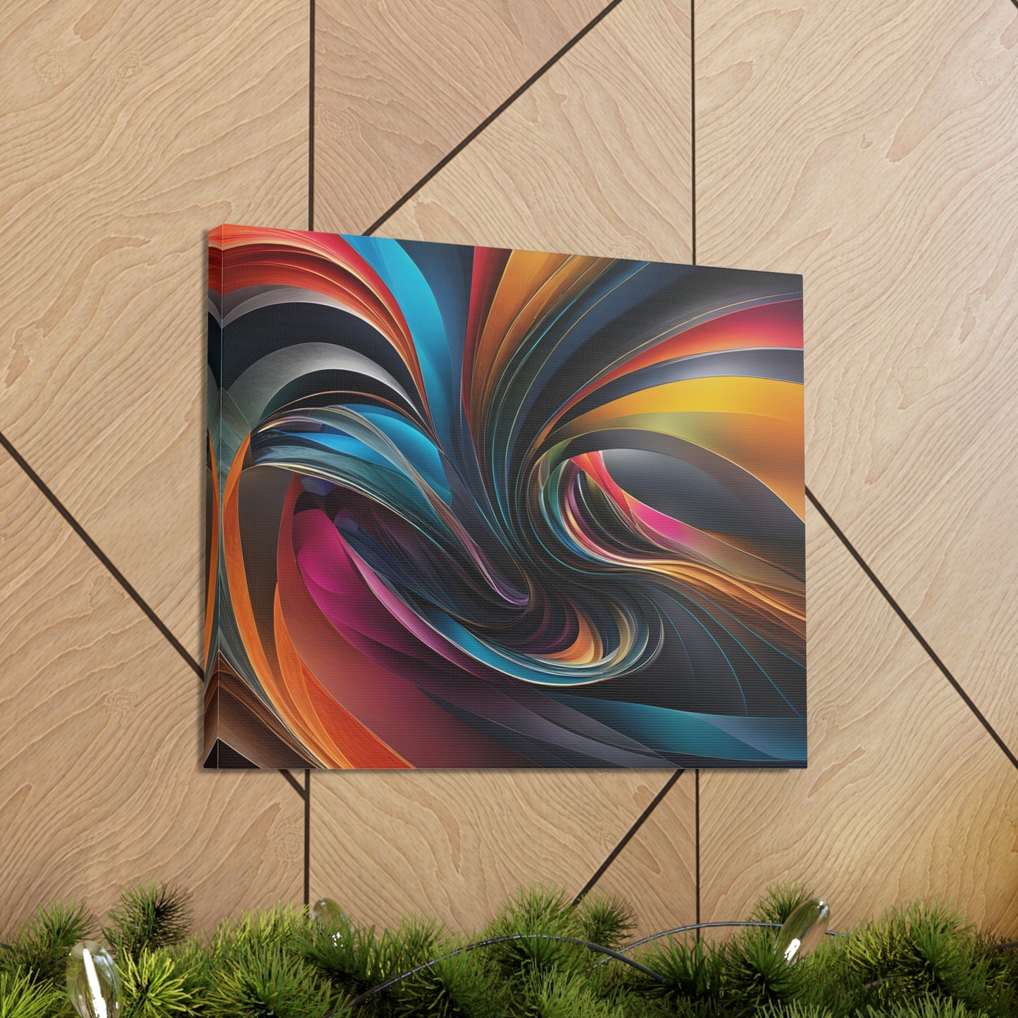 Temporal Waves: Abstract Wall Décor