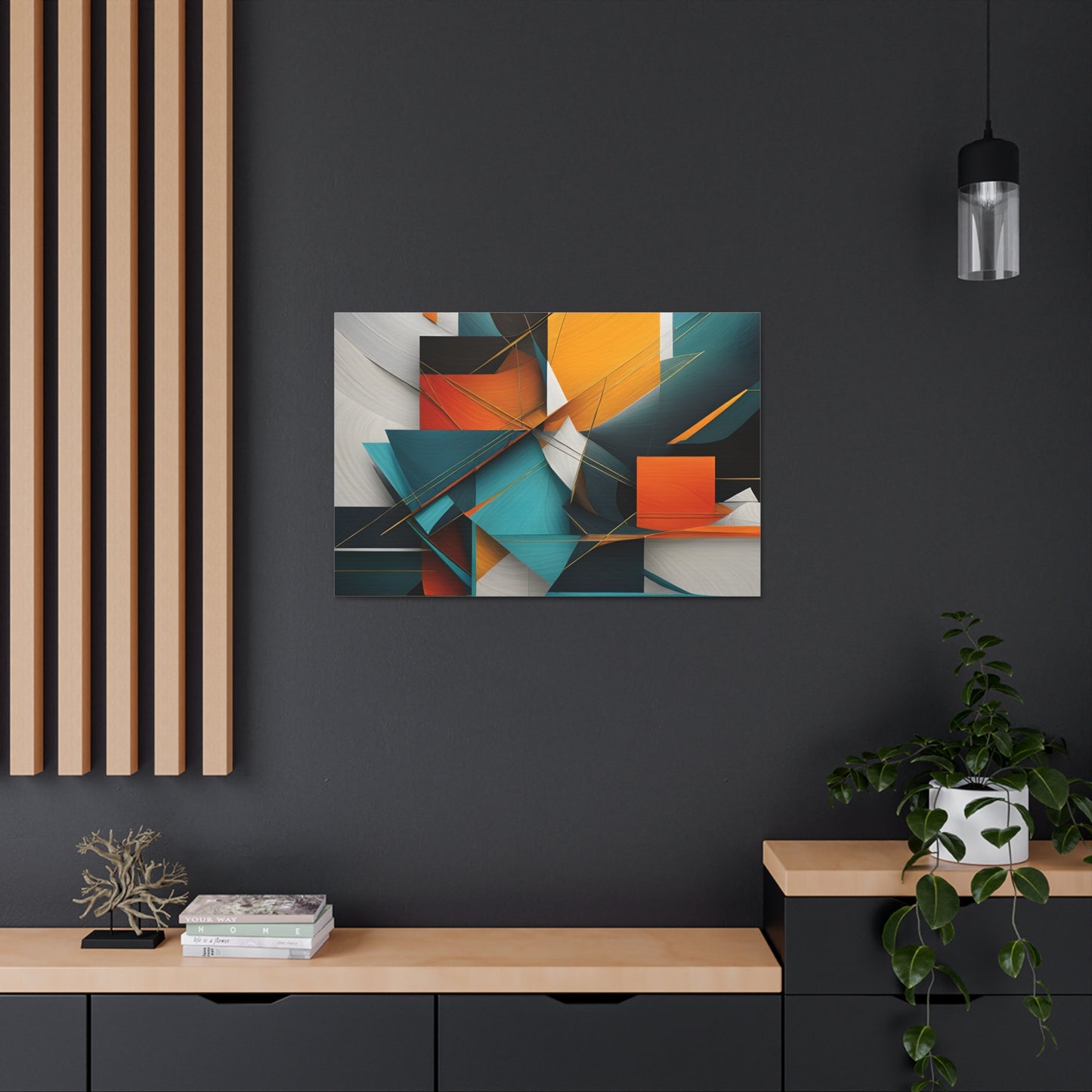 Chromatic Harmony: Abstract Wall Décor