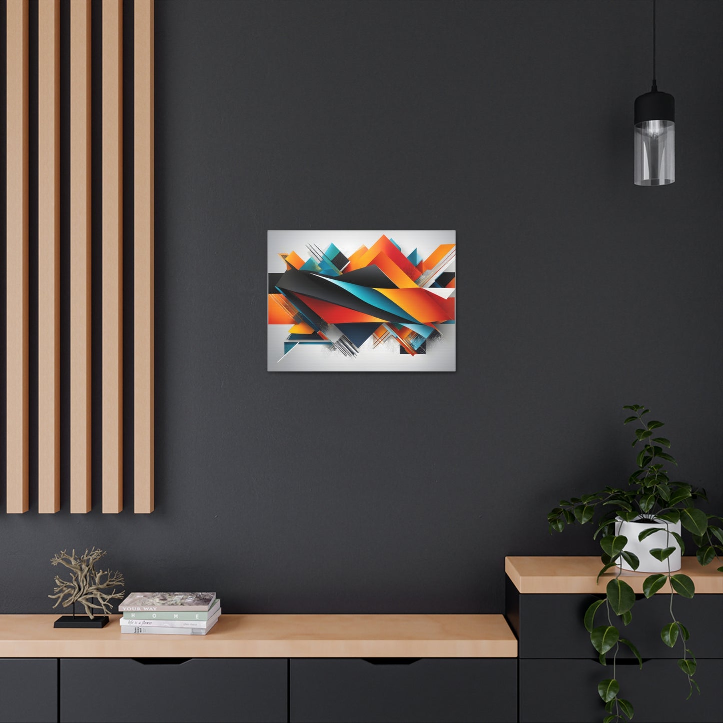 Serene Fields: Abstract Wall Décor