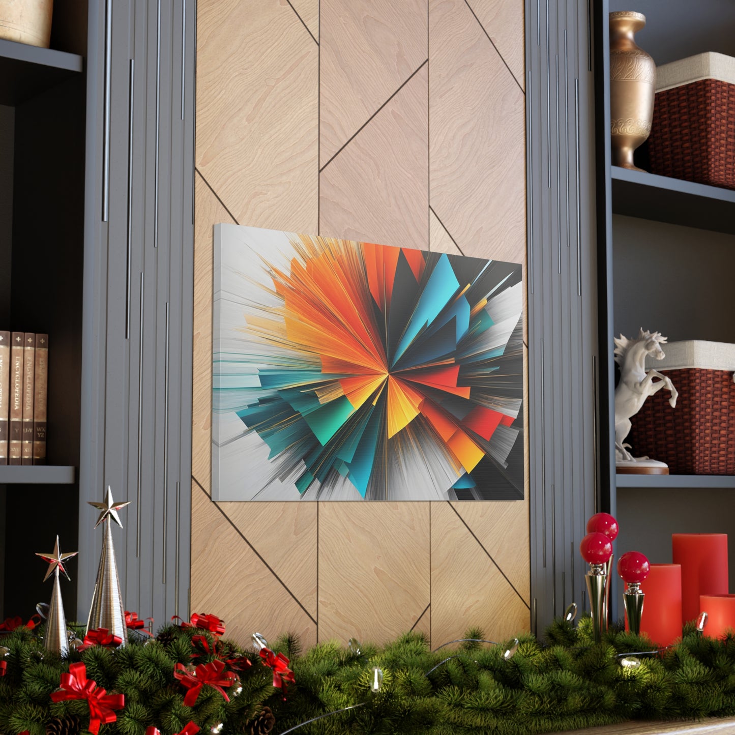 Enigmatic Vibrations: Abstract Wall Décor