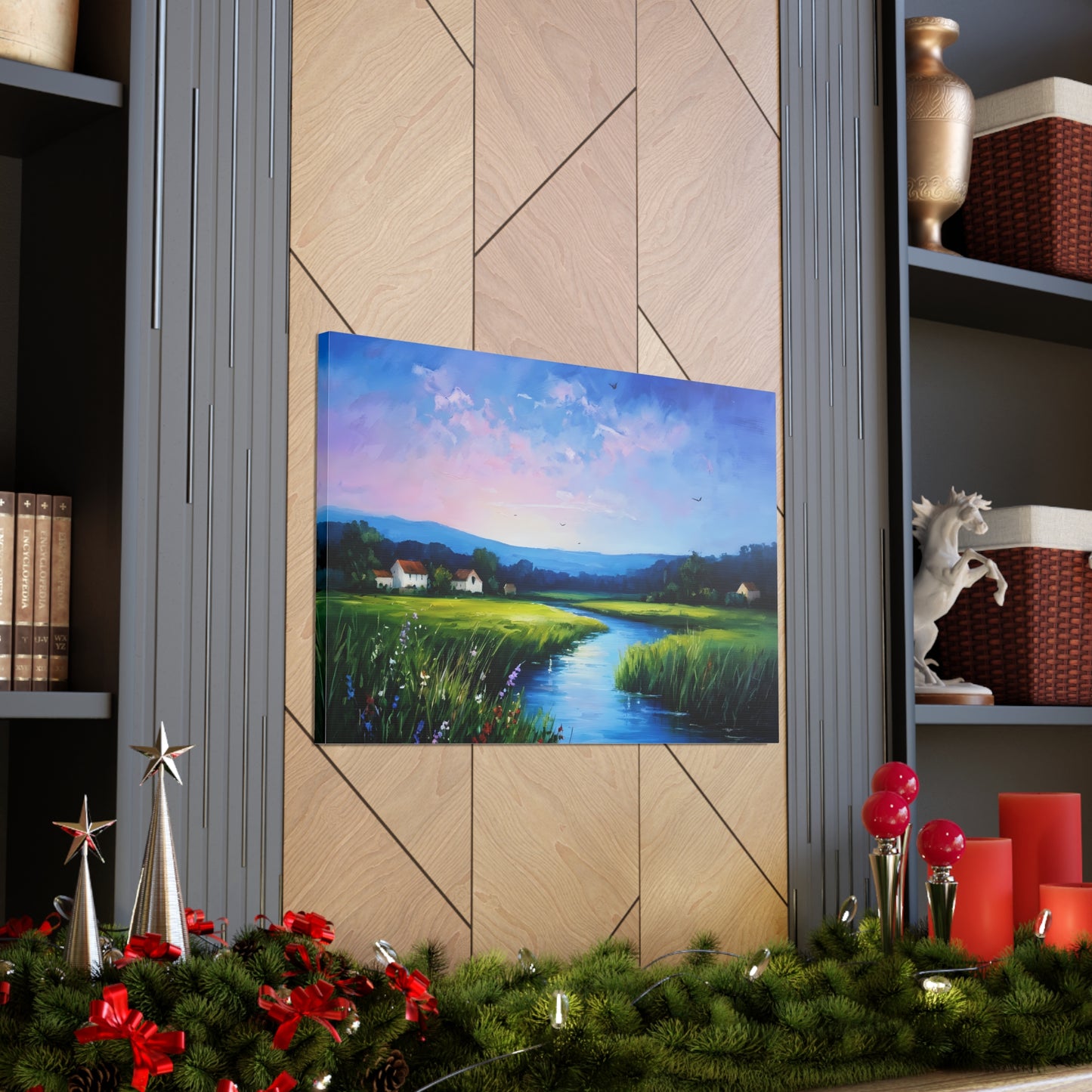 Cloak of Twilight: Classic Oil Painting Wall Décor