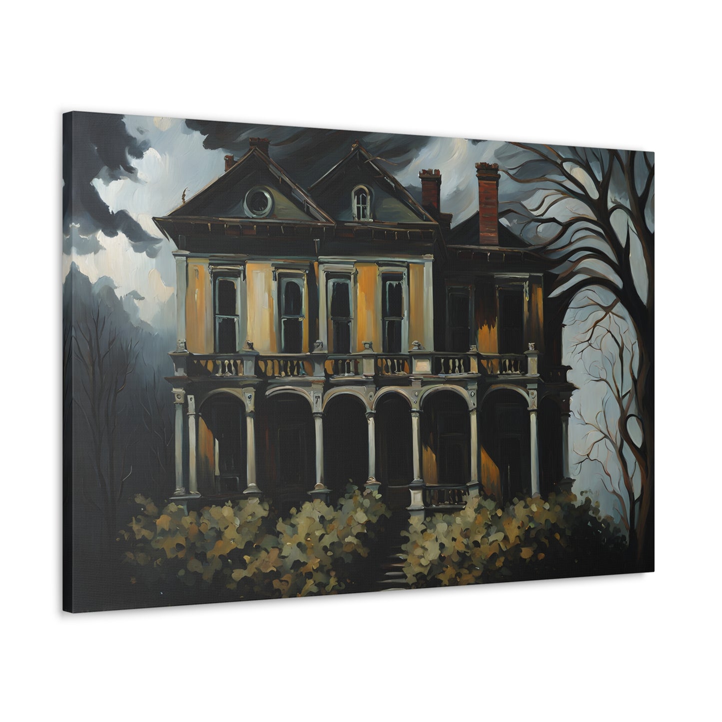 Morning Mist: Classic Oil Painting Wall Décor