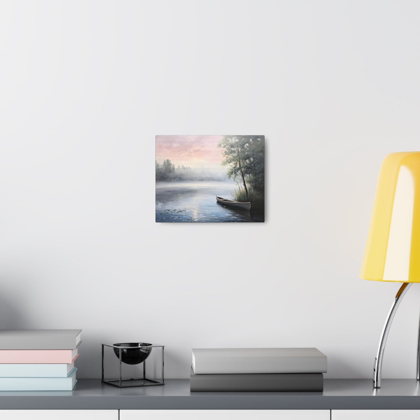 Misty Morning: Classic Oil Painting Wall Décor