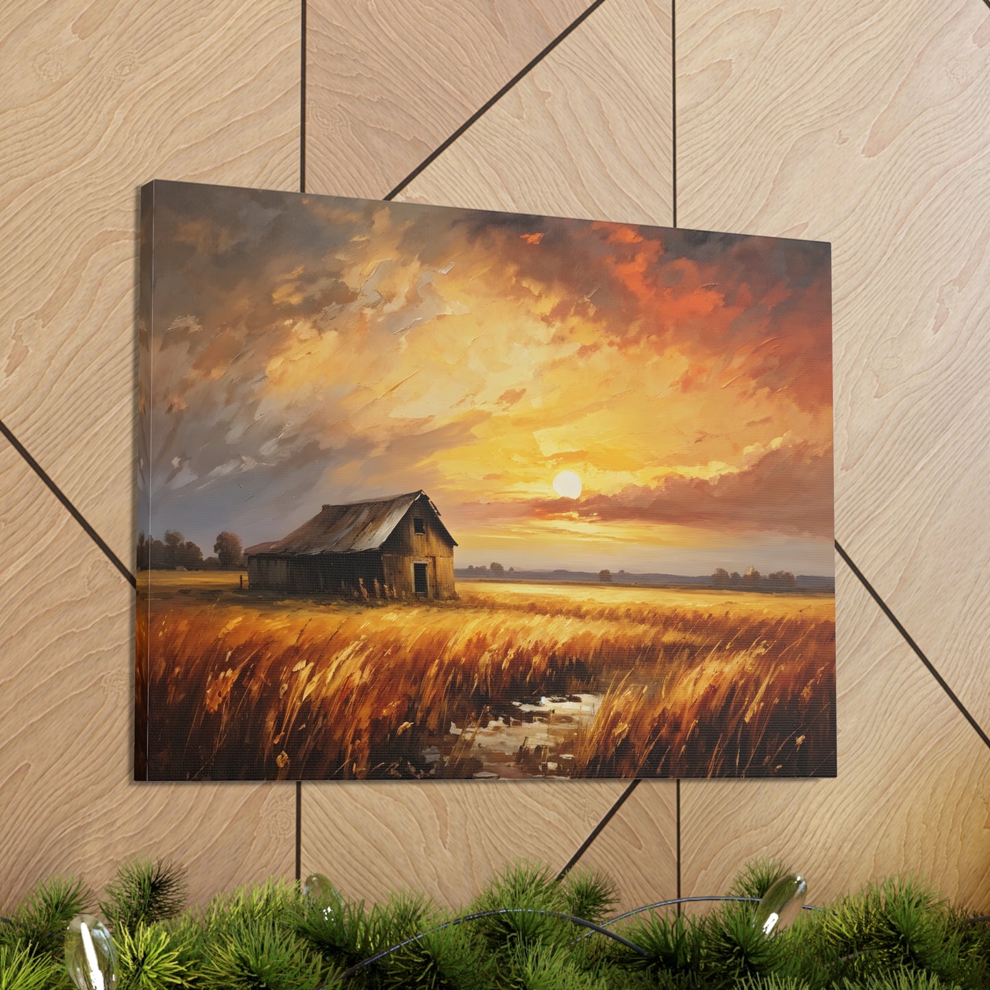 Tranquil Path: Classic Oil Painting Wall Décor