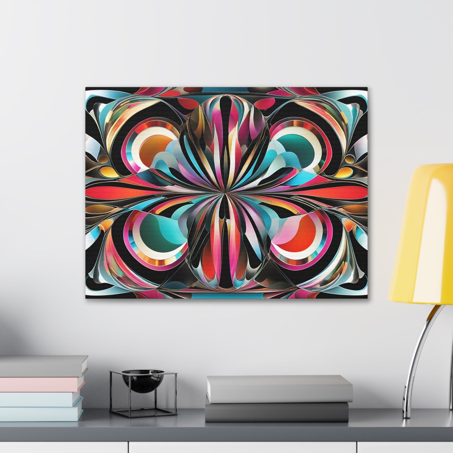 Prismatic Reflections: Abstract Wall Décor