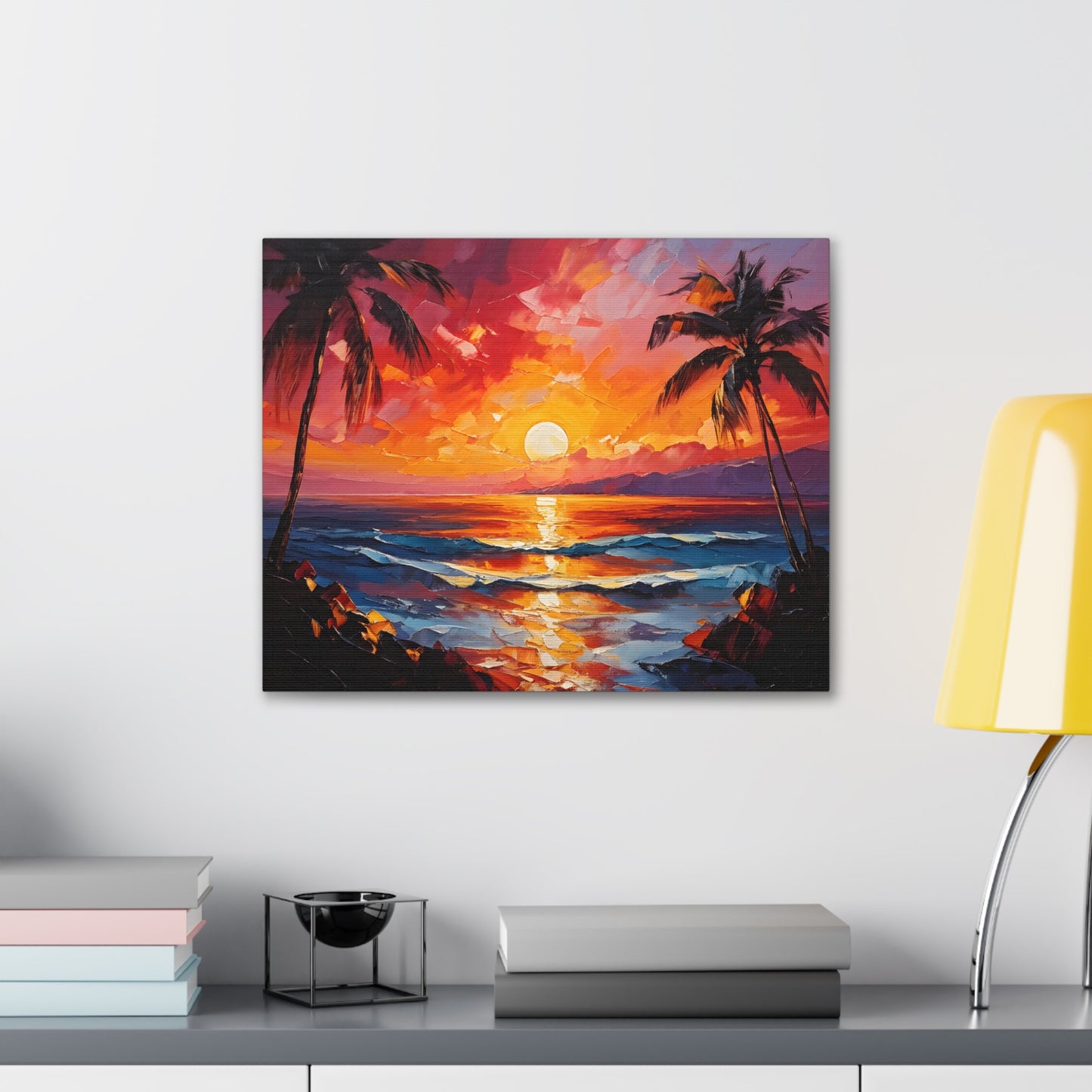 Coastal View: Classic Oil Painting Wall Décor