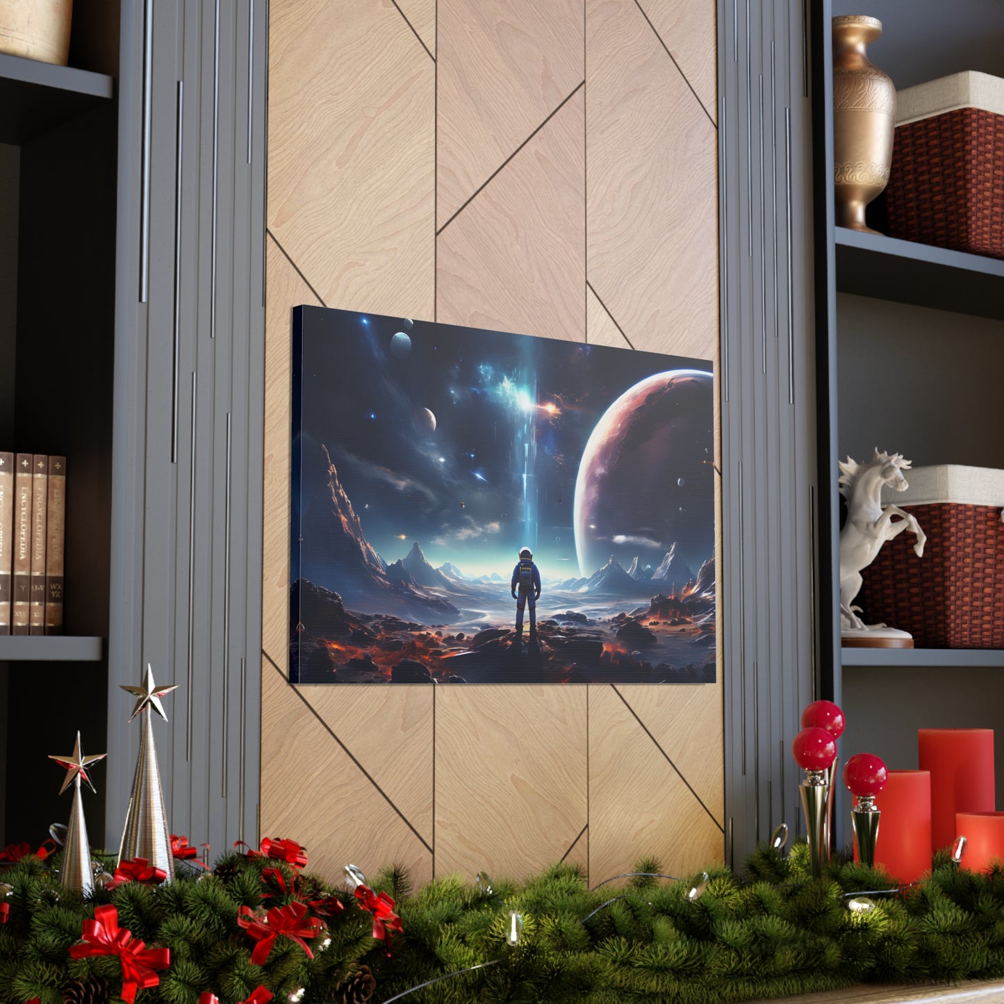 Astronaut's Journey: Space Wall Décor