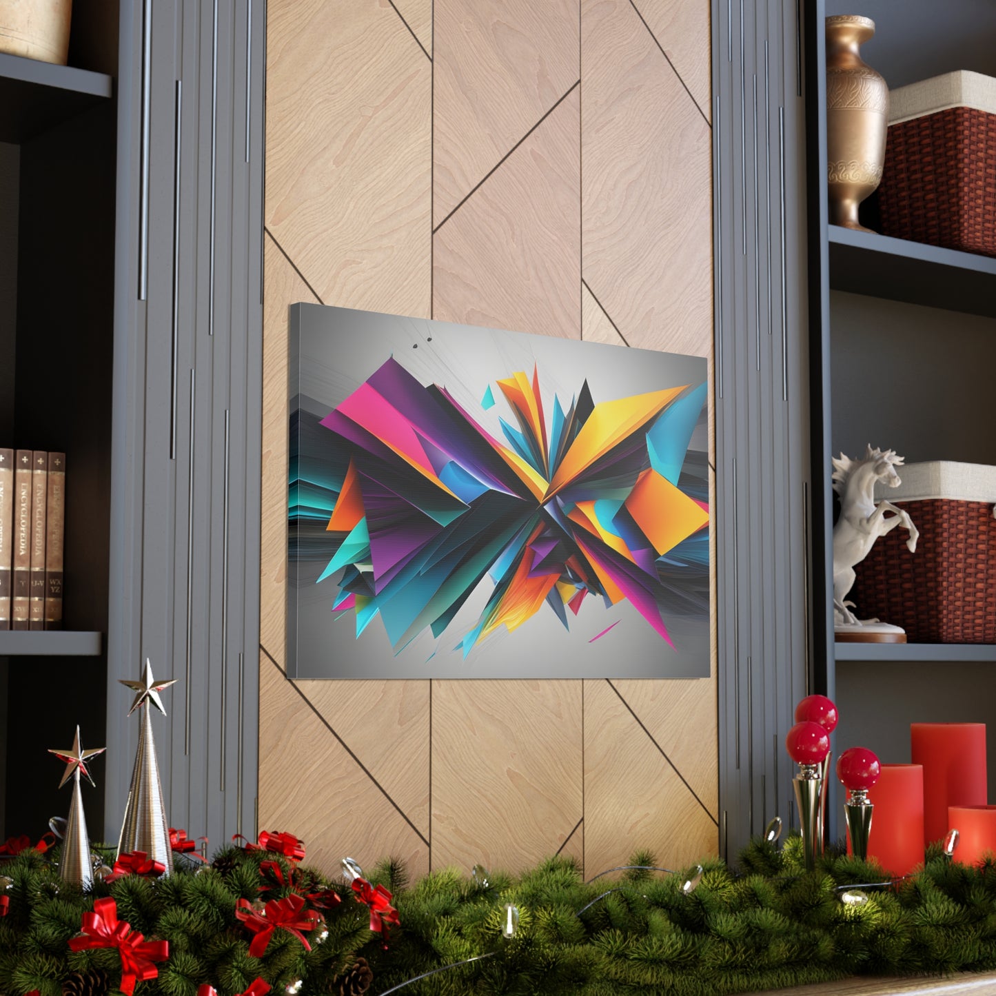 Spectrum Whispers: Abstract Wall Décor