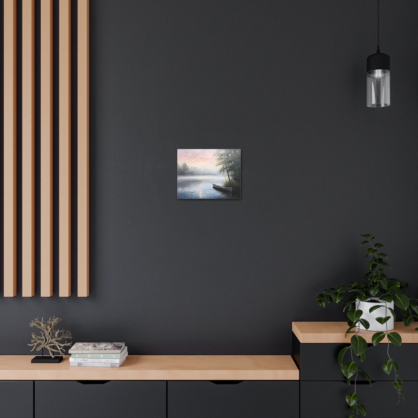 Misty Morning: Classic Oil Painting Wall Décor