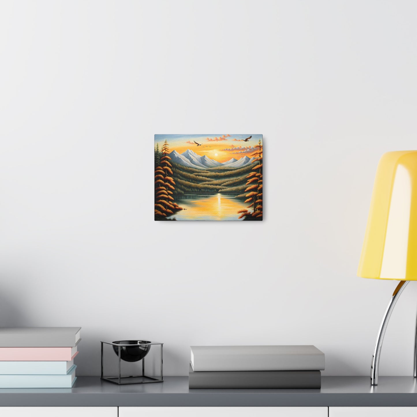 Sunburst Valley: Classic Oil Painting Wall Décor