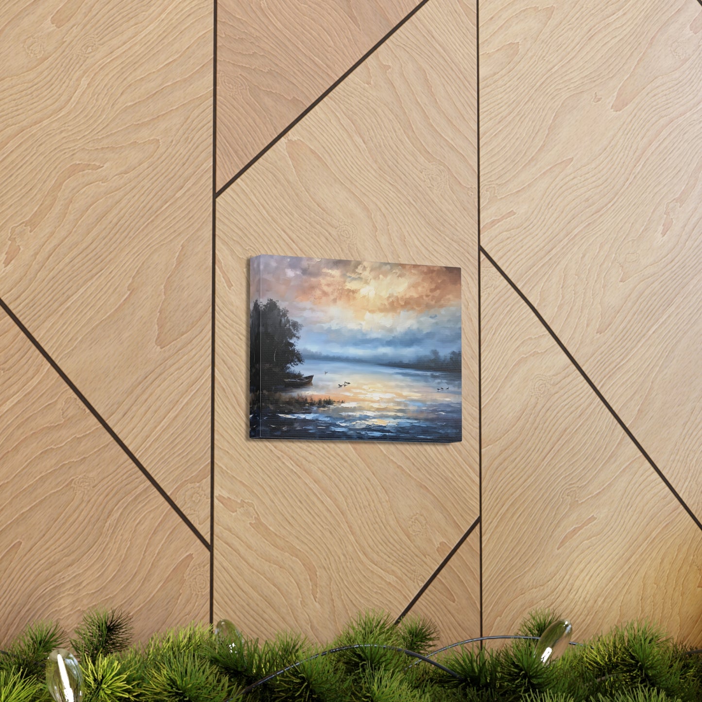 Whispering Horizon: Classic Oil Painting Wall Décor