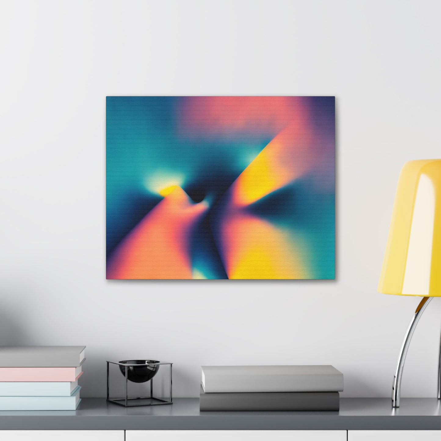 Vivid Whirlpool: Abstract Colors Wall Décor