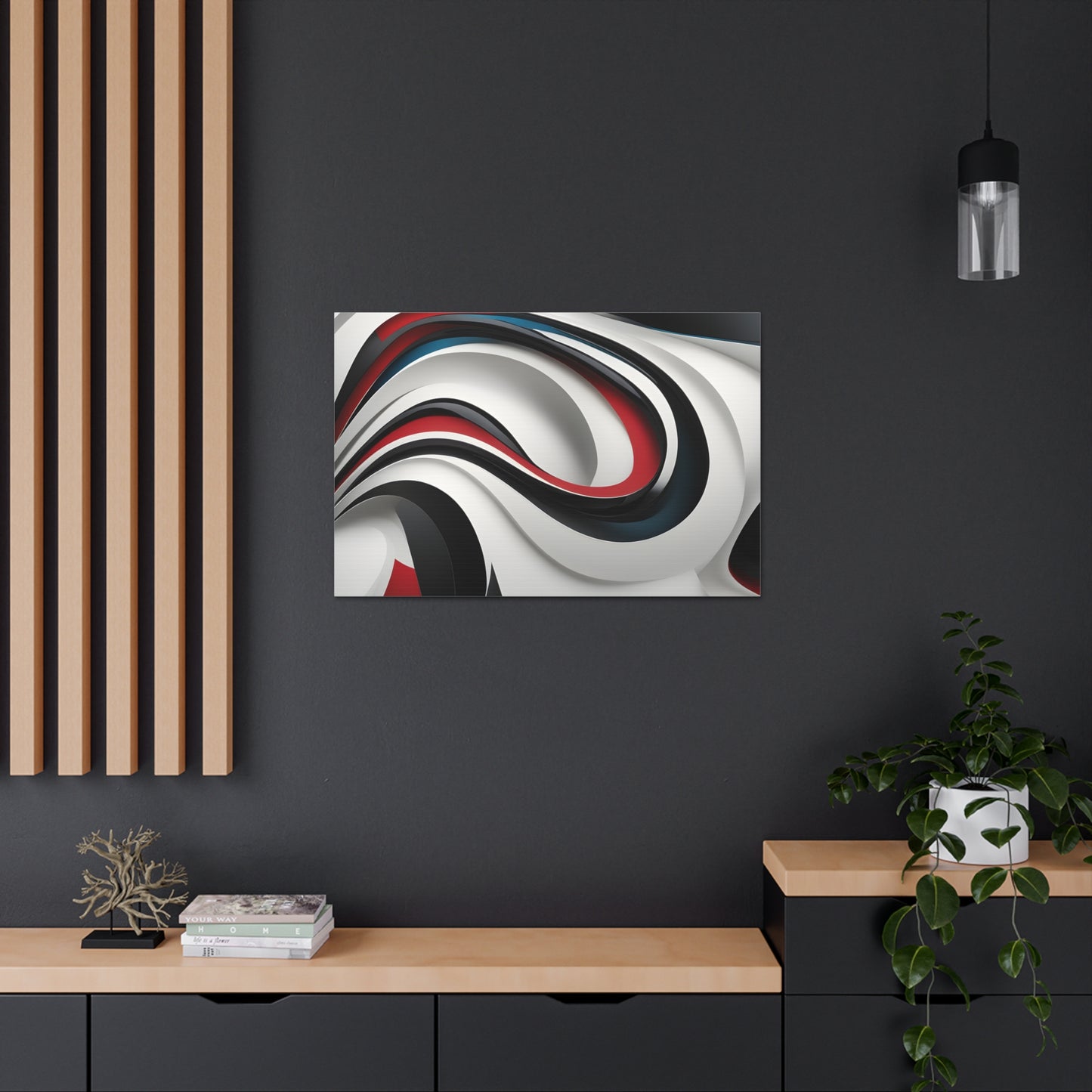 Enigmatic Flow: Abstract Wall Décor