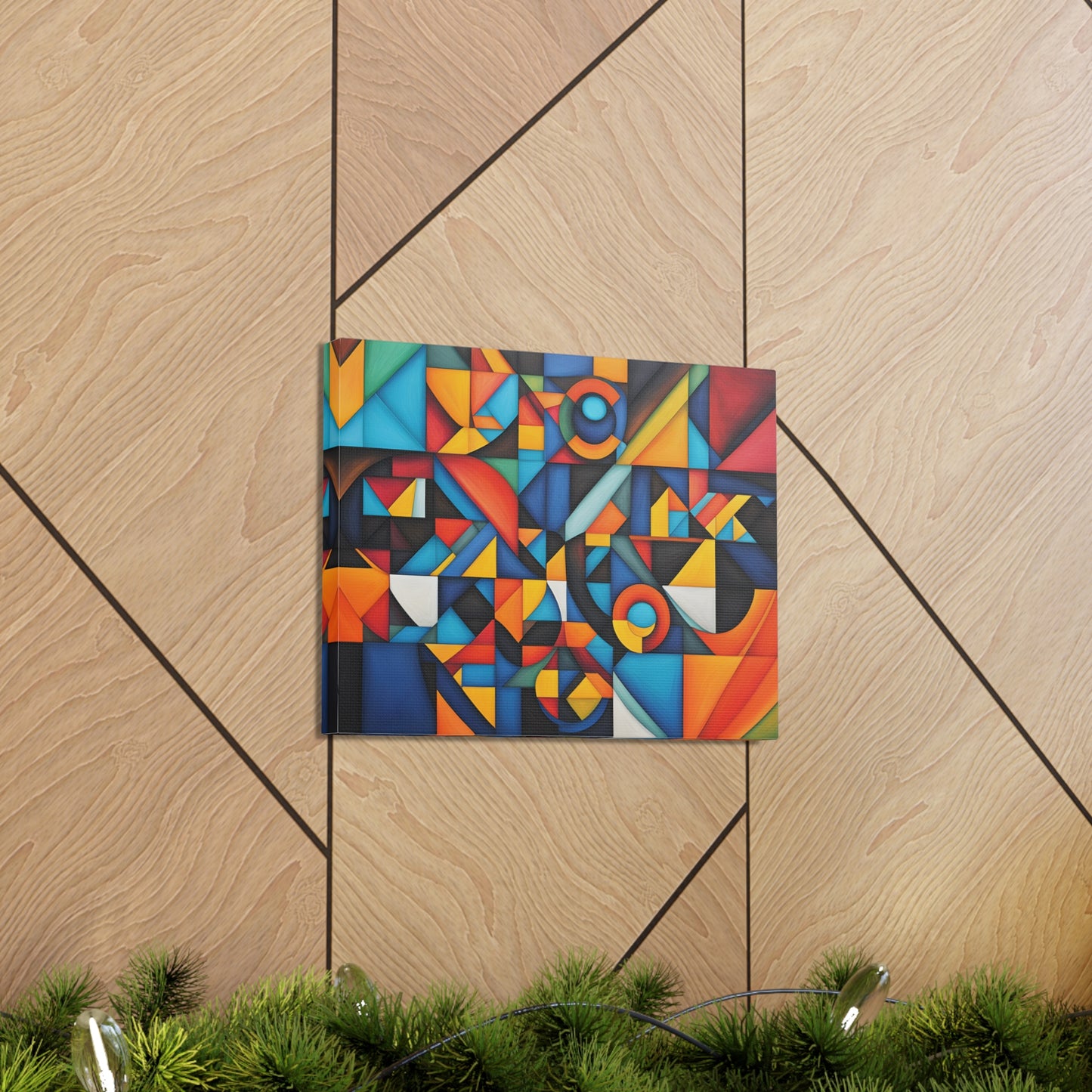 Iridescent Maze: Abstract Wall Décor