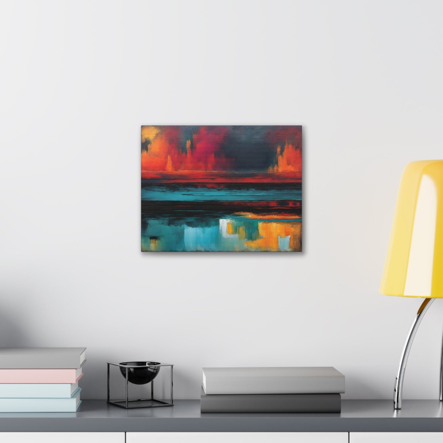 Strokes of the Sky: Abstract Wall Décor