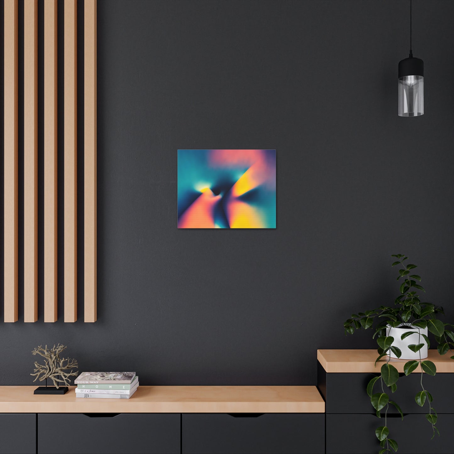 Vivid Whirlpool: Abstract Colors Wall Décor