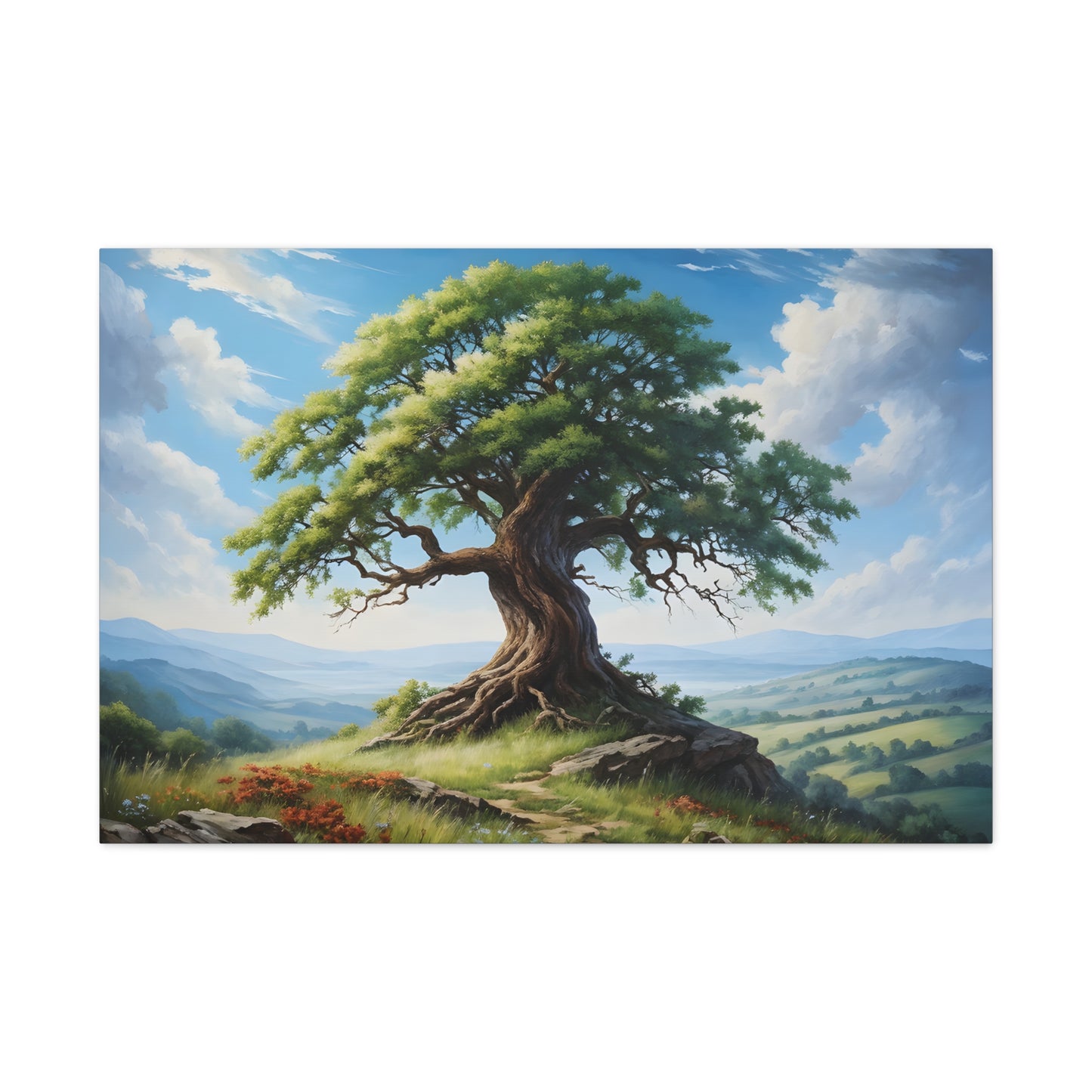 Woodland Peace: Classic Oil Painting Wall Décor