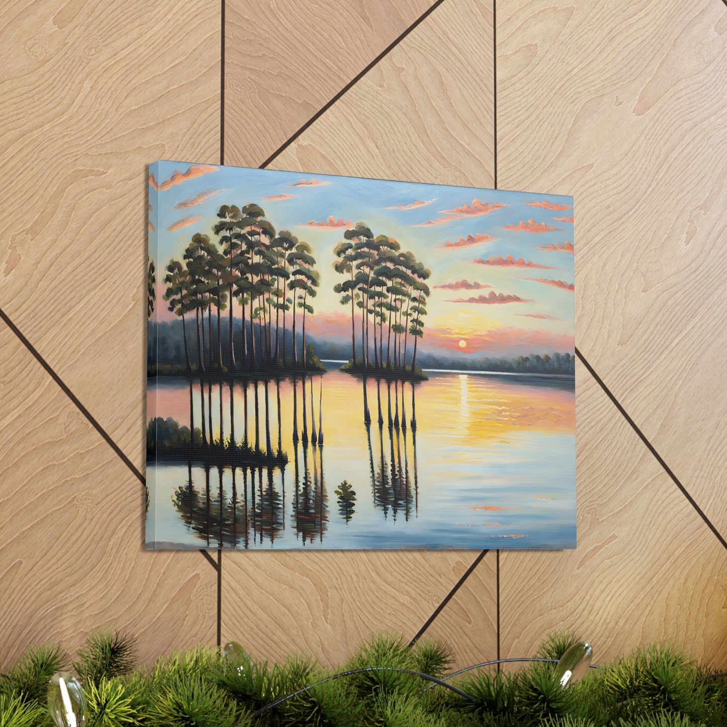 Crystal Waters: Classic Oil Painting Wall Décor