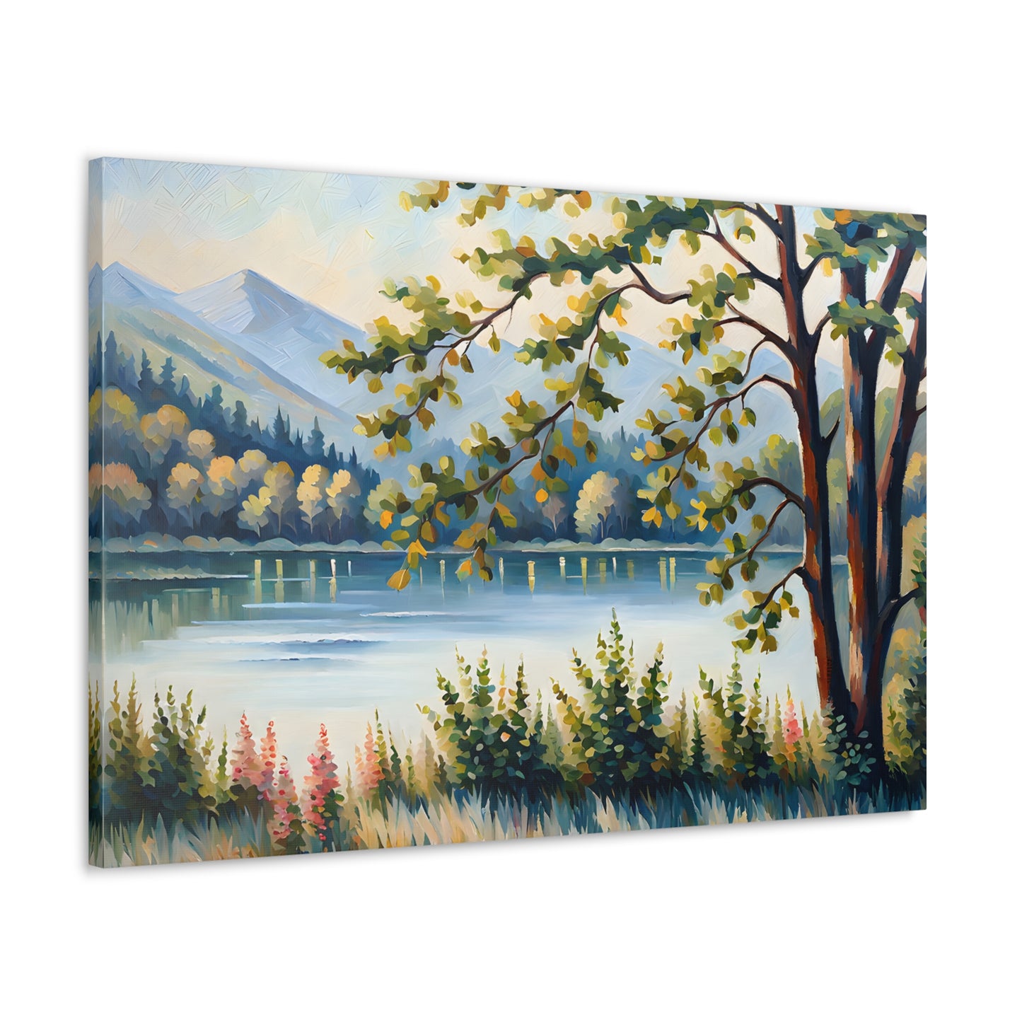 Serene Pastures: Classic Oil Painting Wall Décor