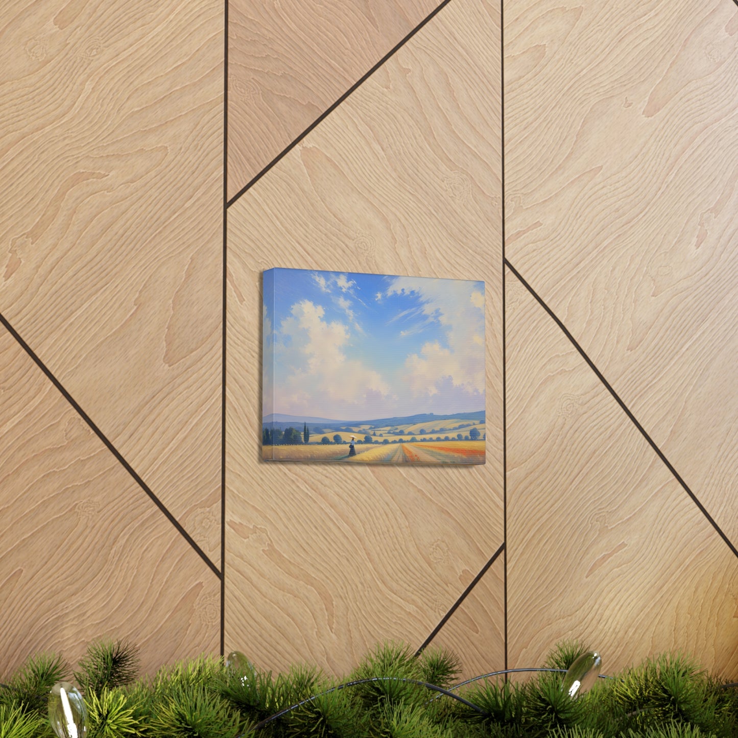 Meadow Melody: Classic Oil Painting Wall Décor