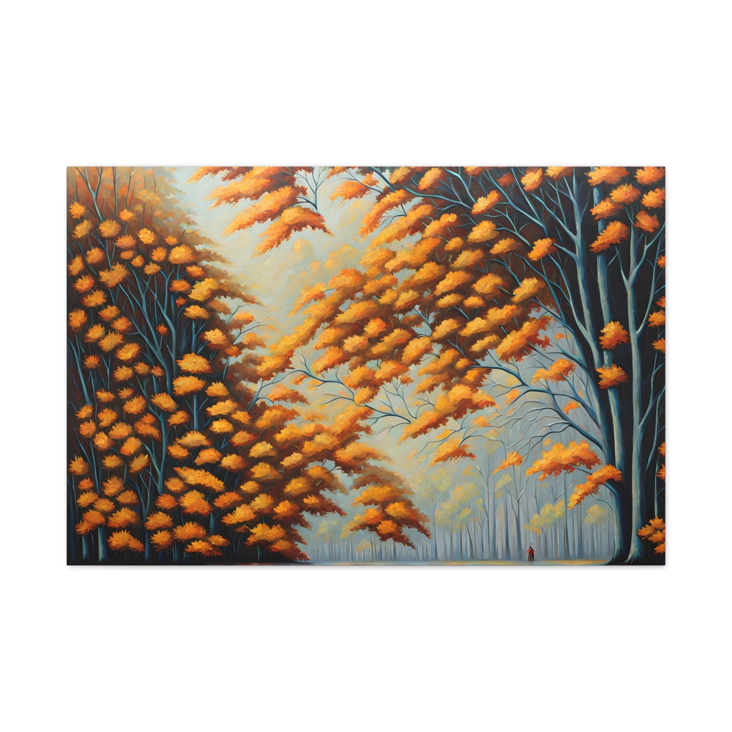 Autumn Fields: Classic Oil Painting Wall Décor