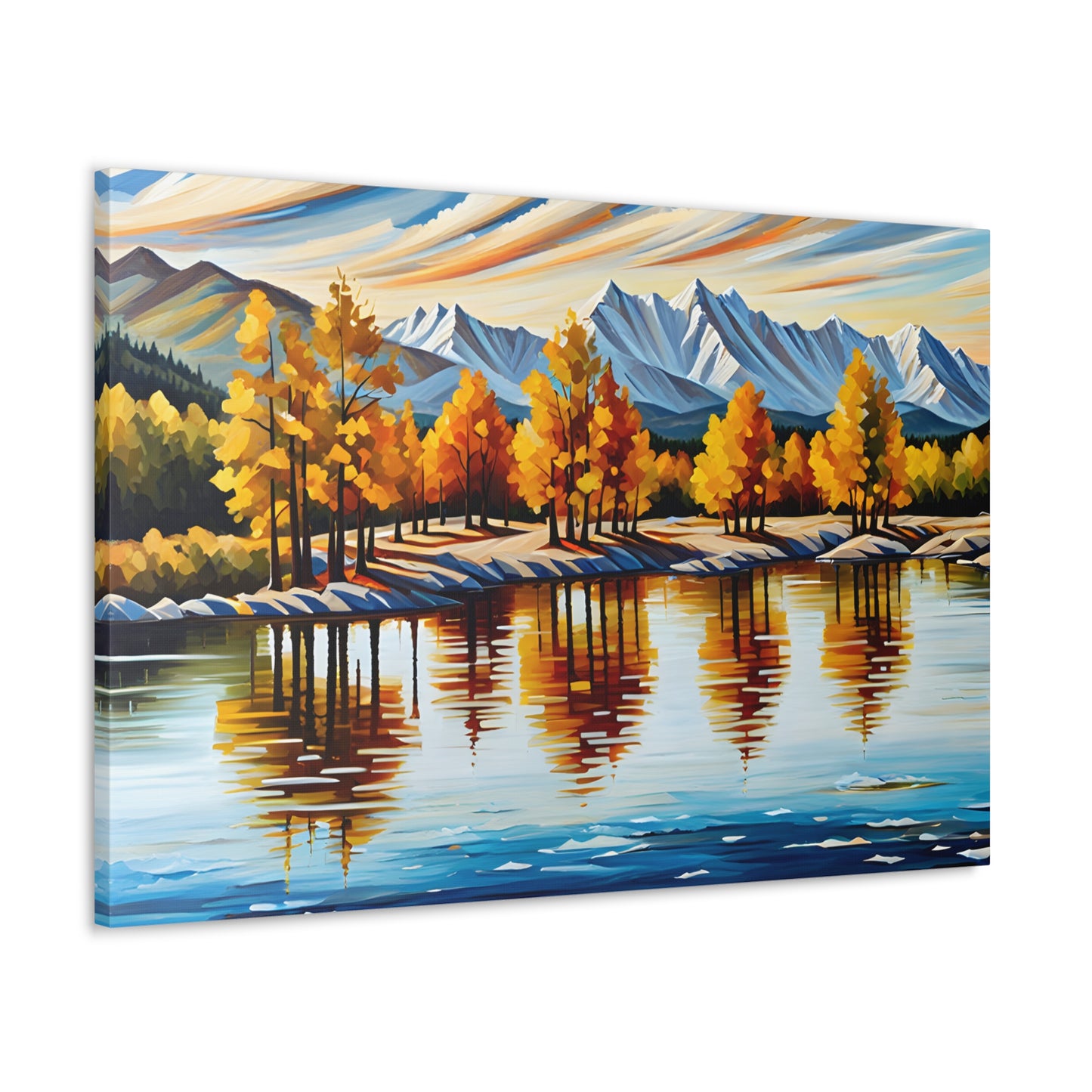 Bright Shoreline: Classic Oil Painting Wall Décor