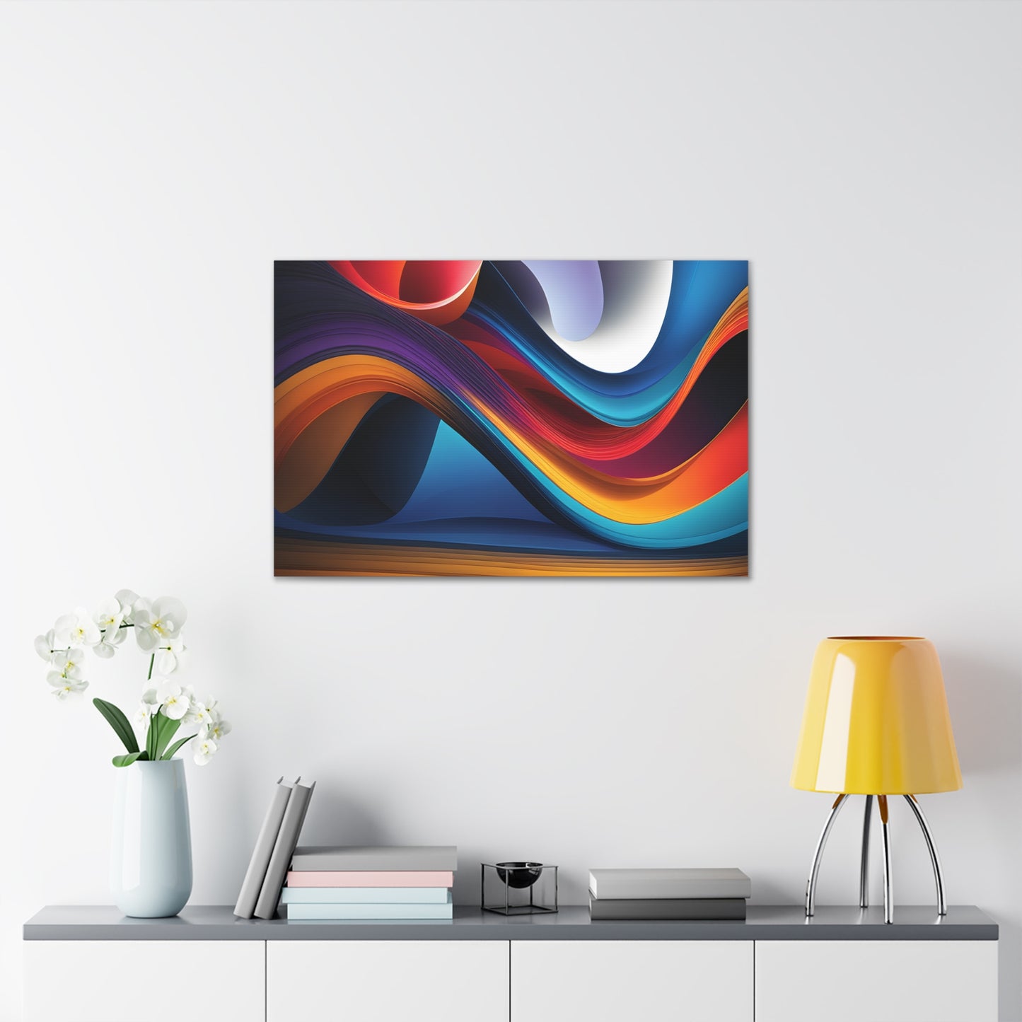 Enchanted Waves: Abstract Wall Décor