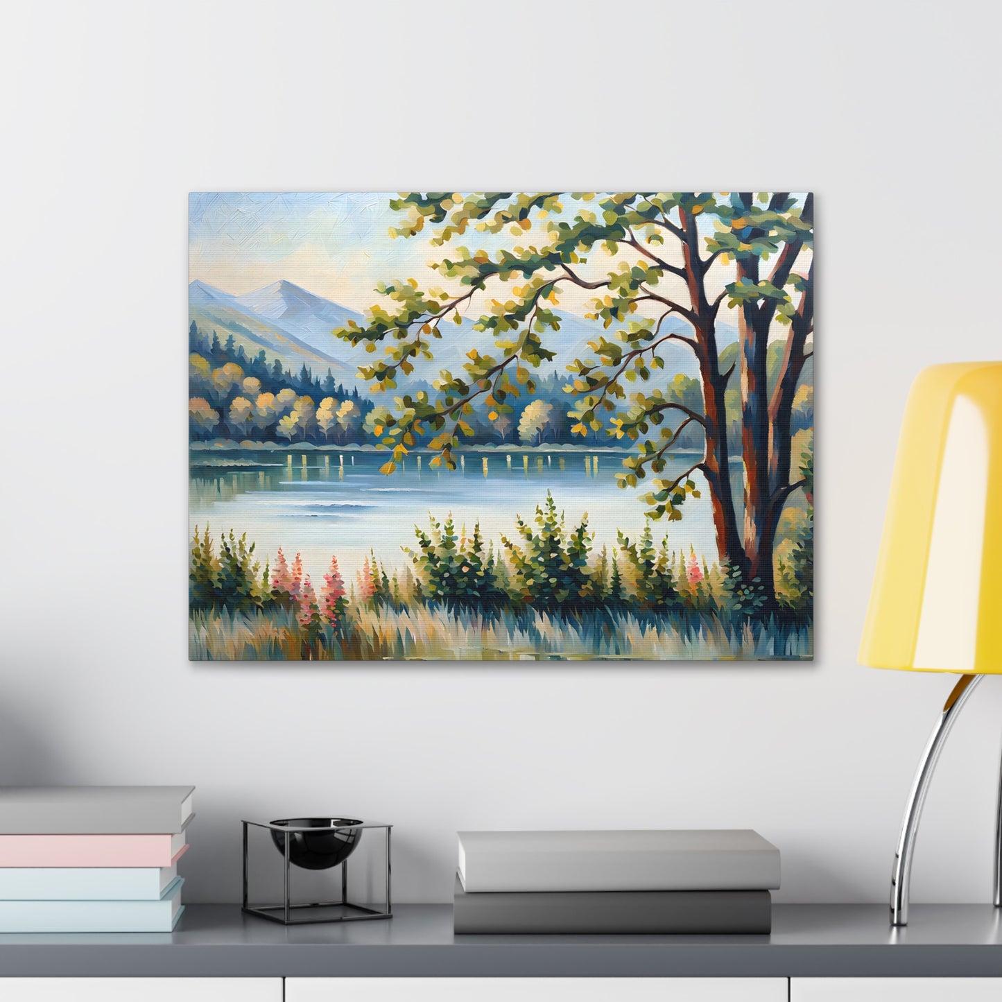 Serene Pastures: Classic Oil Painting Wall Décor