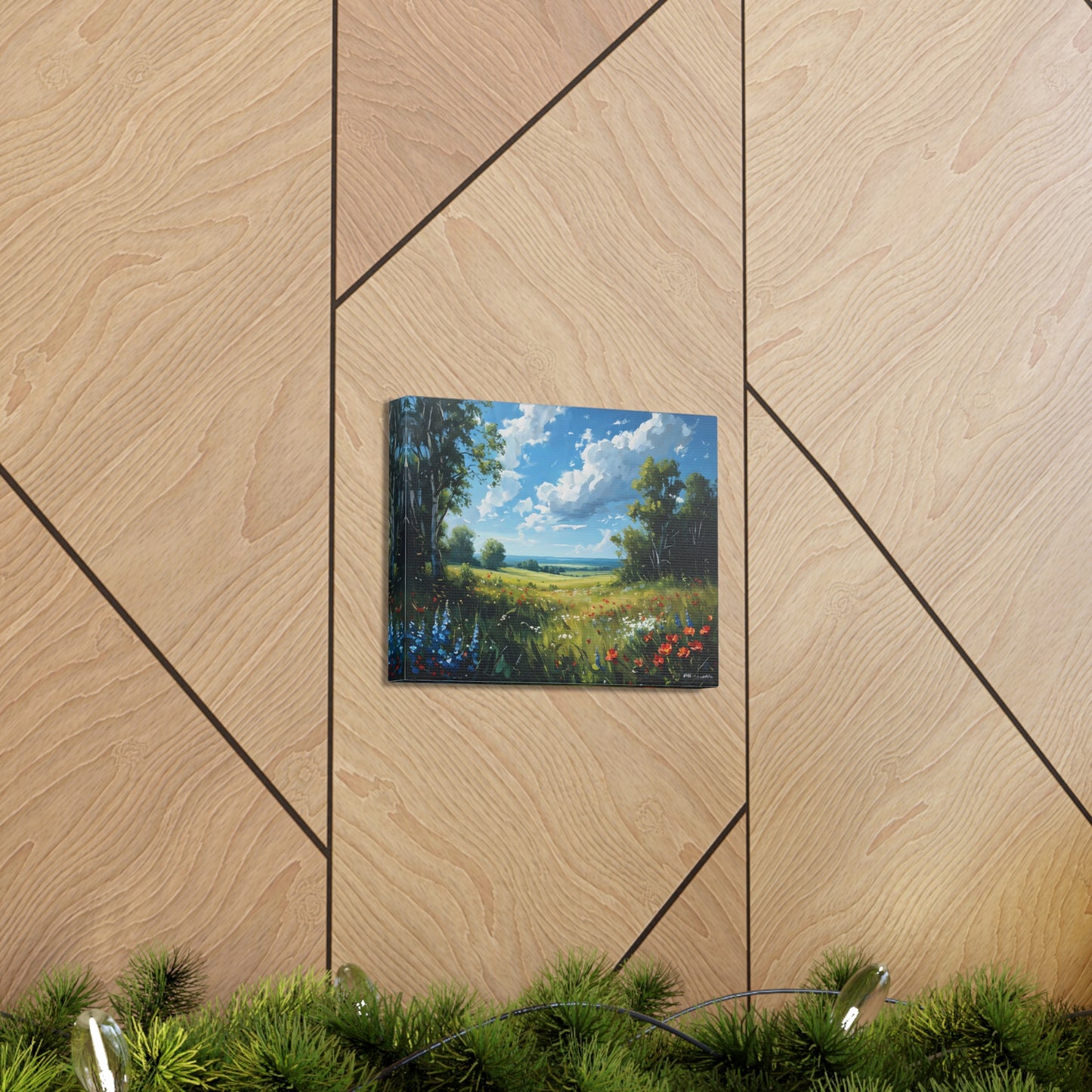 Celestial Skies: Classic Oil Painting Wall Décor