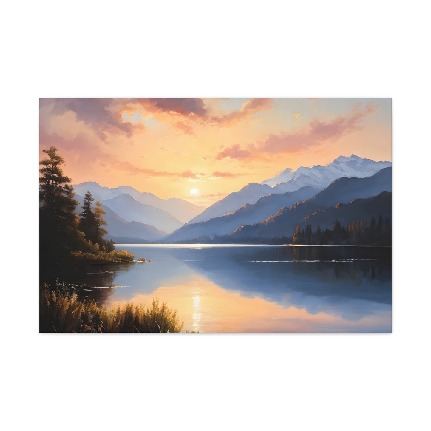 Whispering Glade: Classic Oil Painting Wall Décor