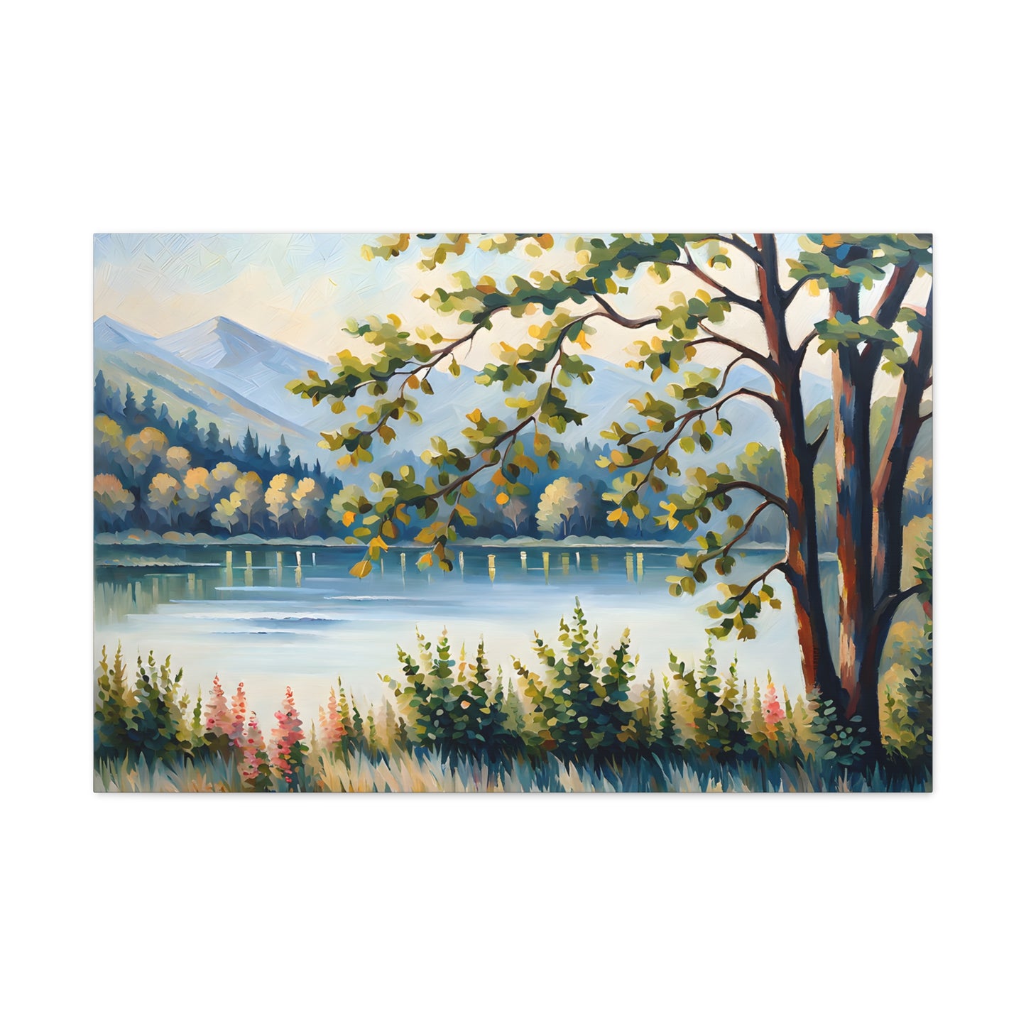 Serene Pastures: Classic Oil Painting Wall Décor