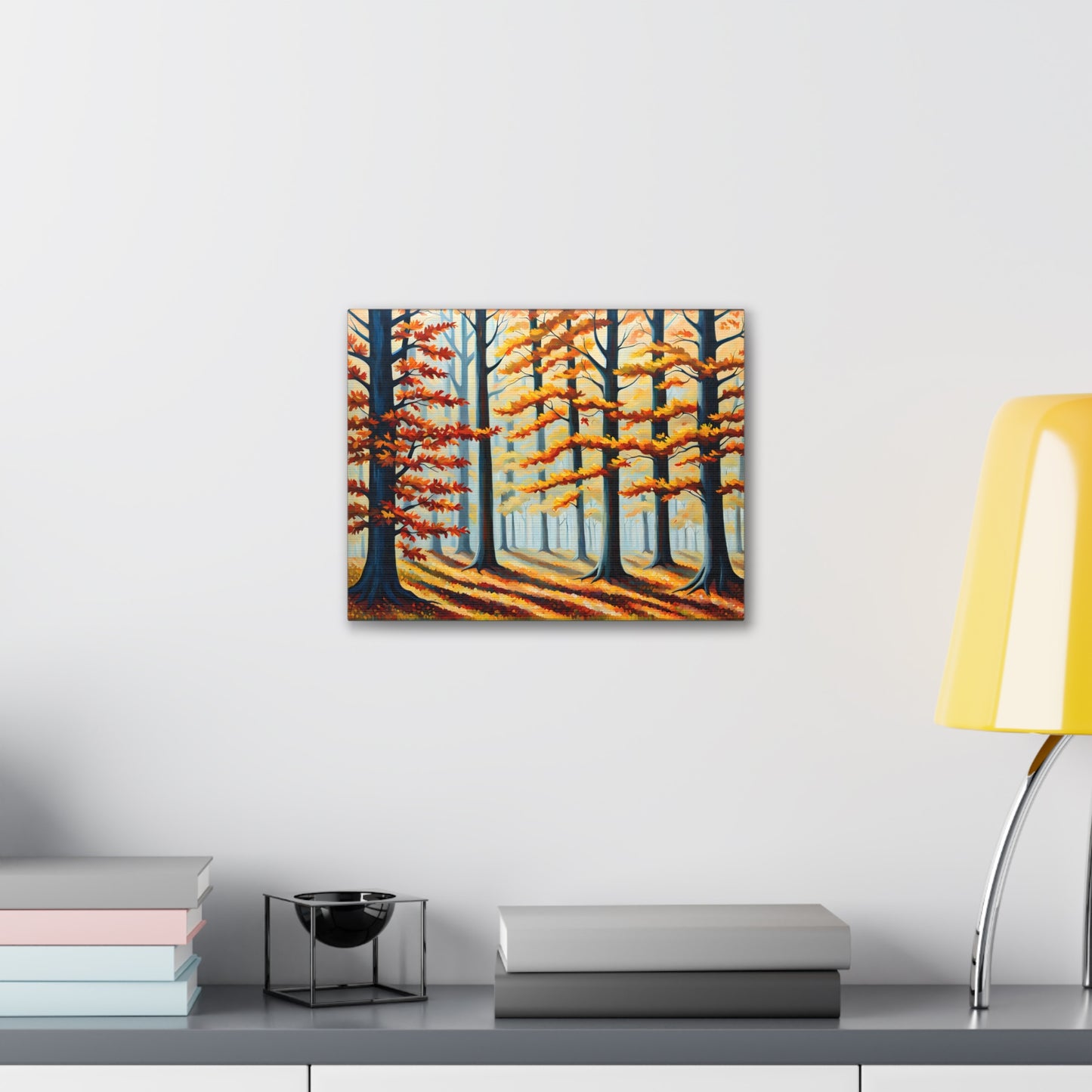 Woodland Trail: Classic Oil Painting Wall Décor