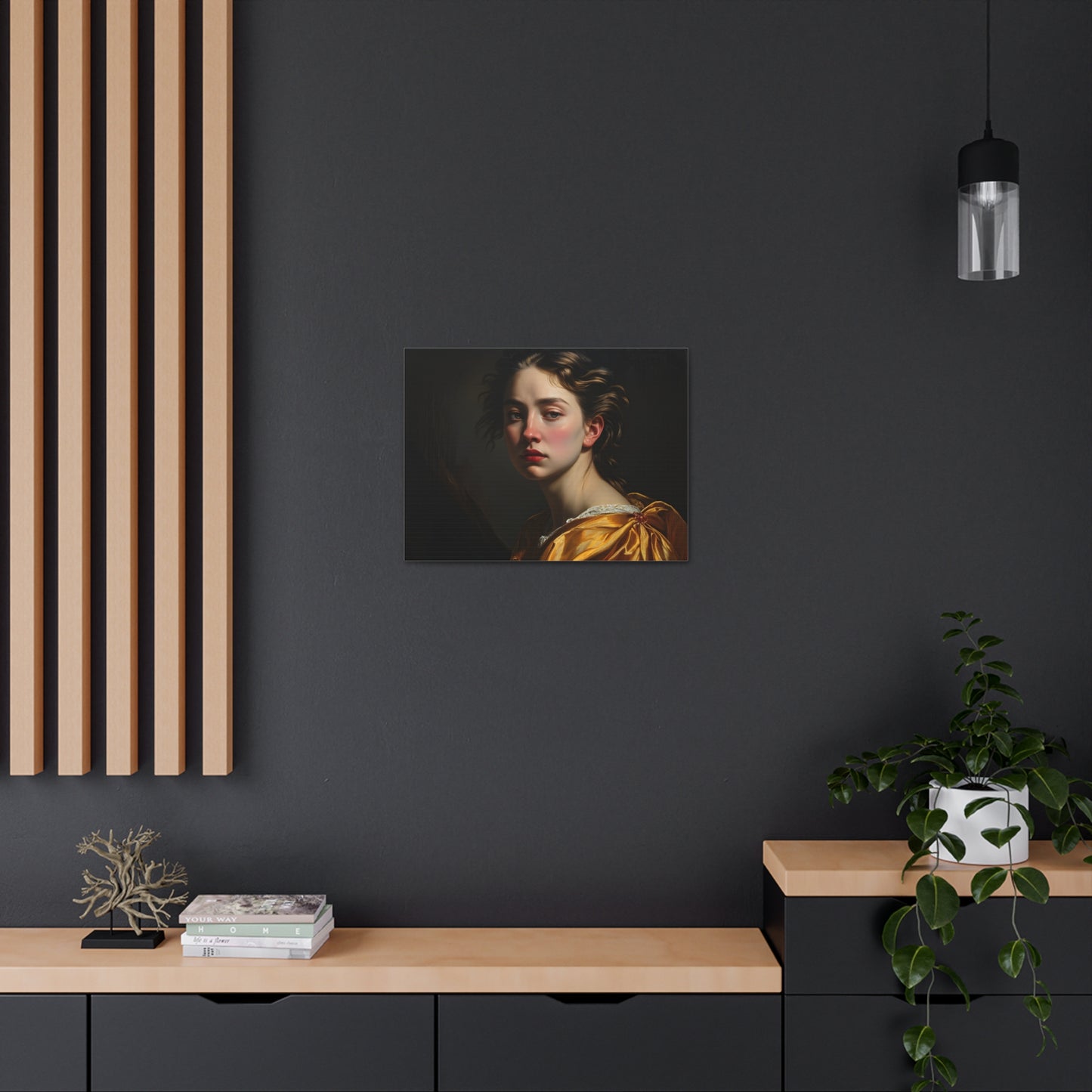 Humility: Classic Oil Painting Wall Décor