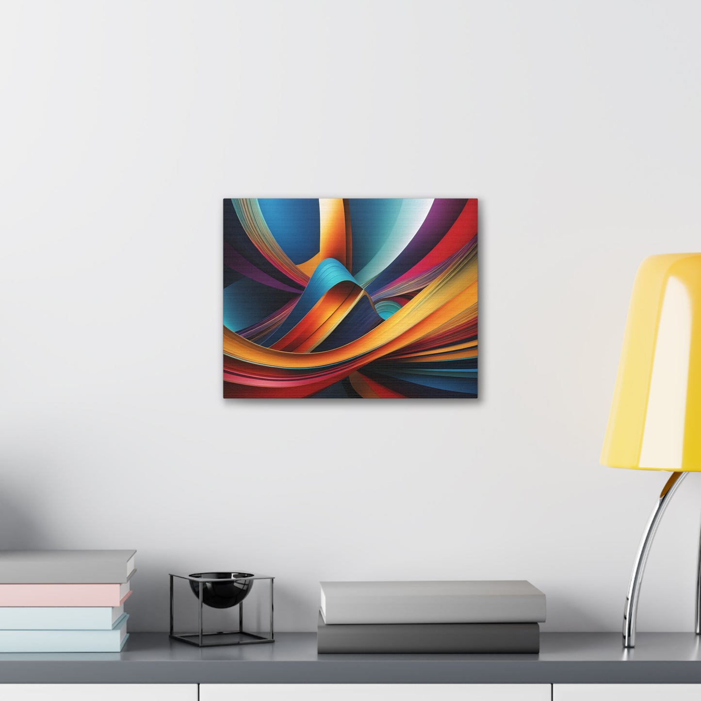 Etheric Waves: Abstract Wall Décor